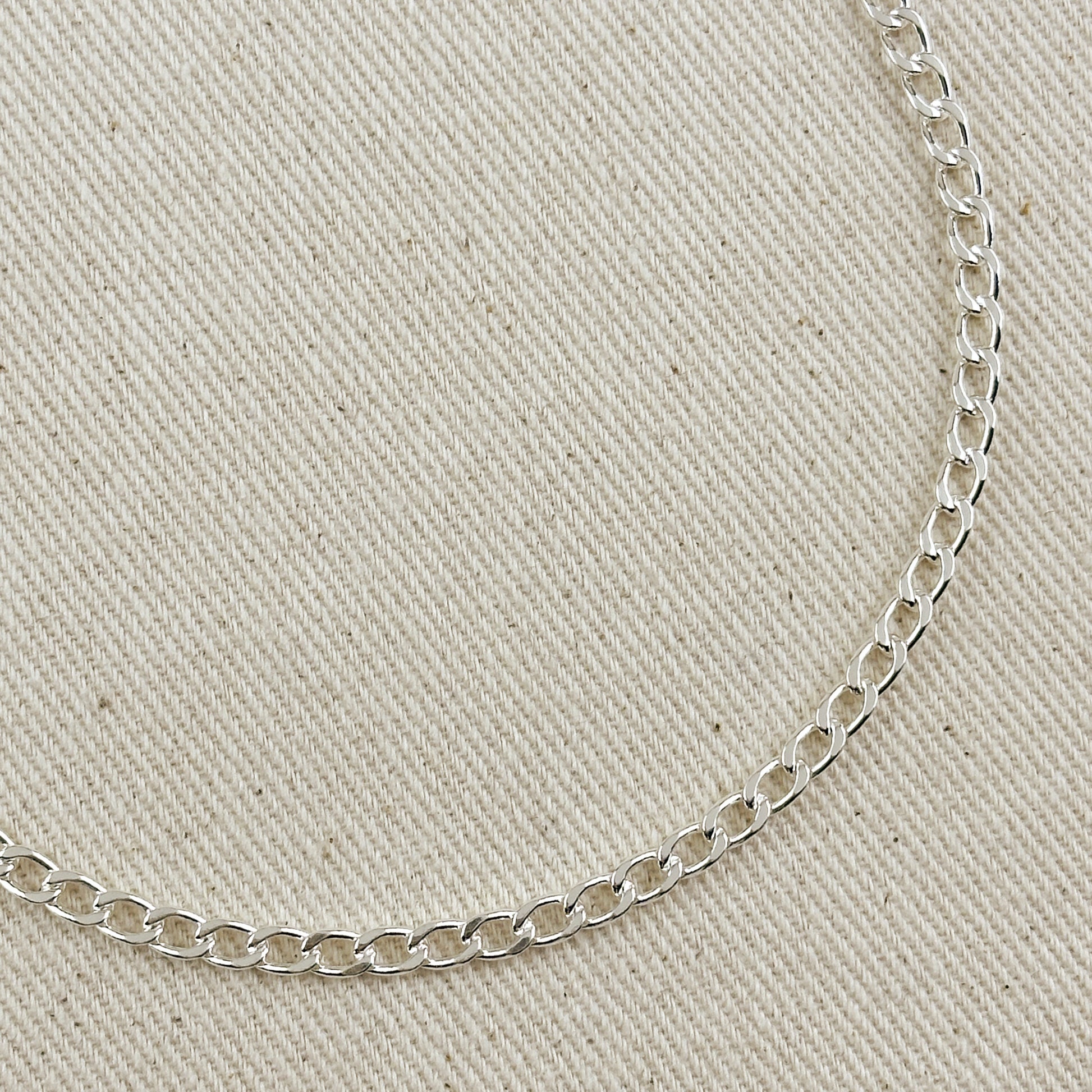 Sterling Silver Curb Chain 4.0mm