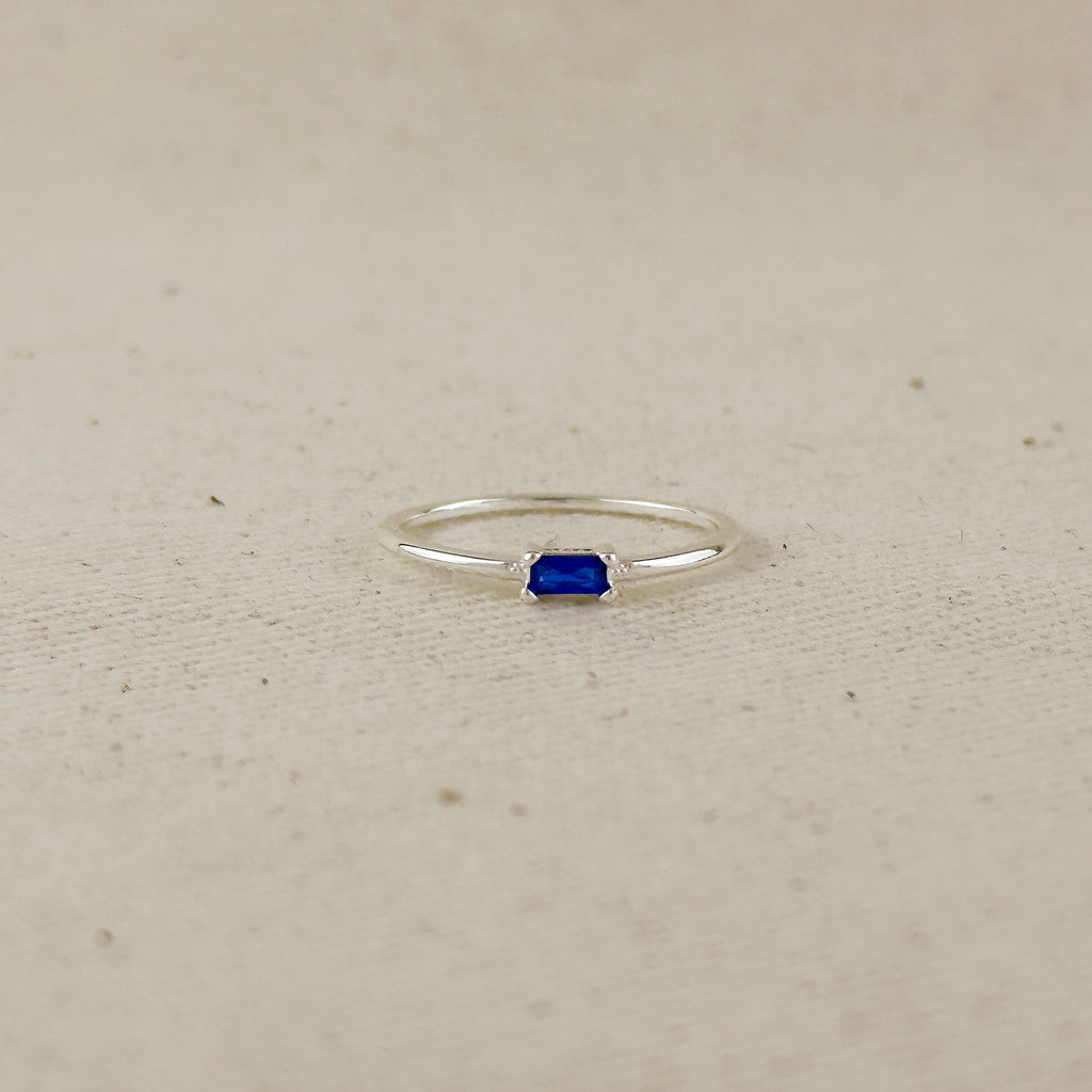 Silver Filled Birthstone Rings