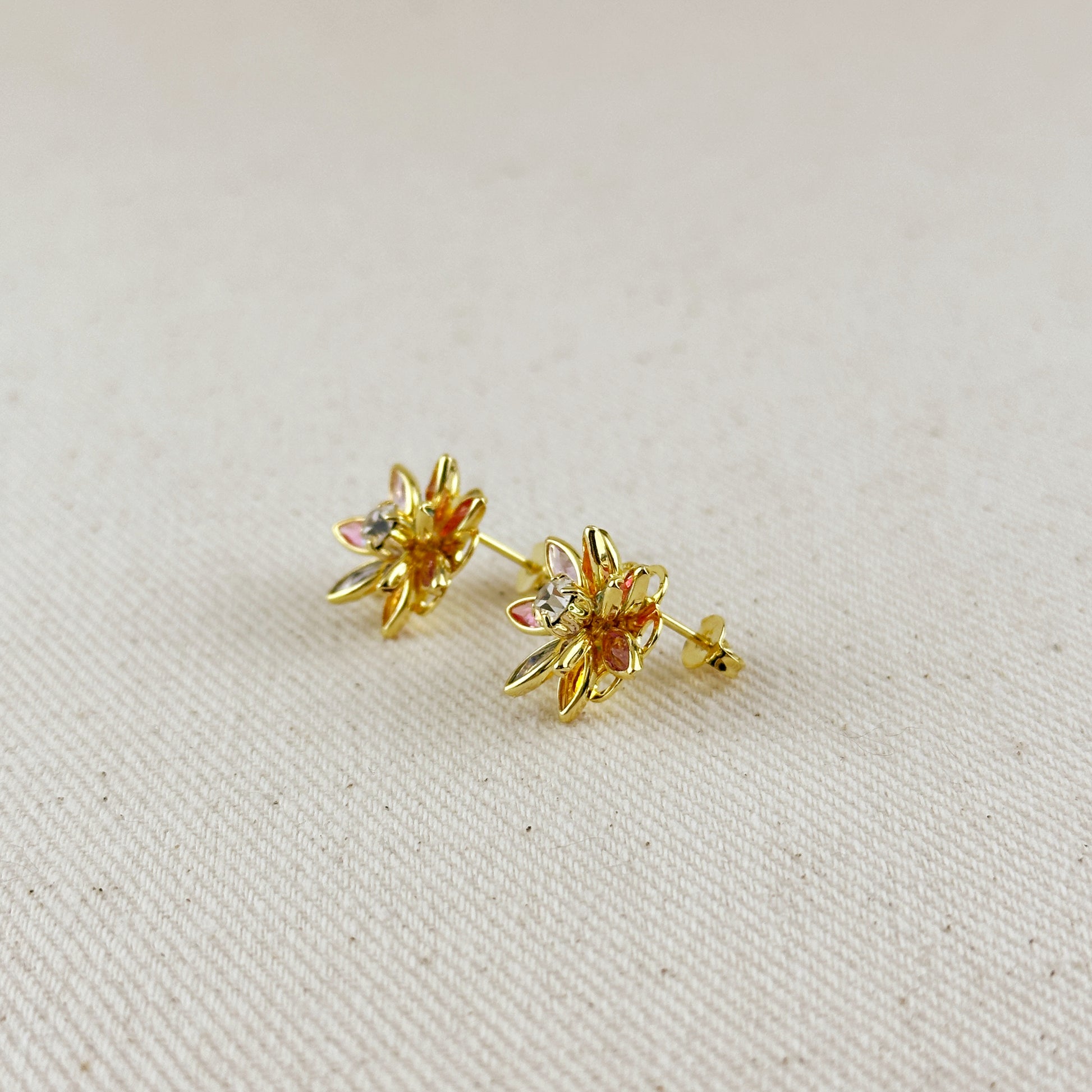 Colorful Flower Earrings