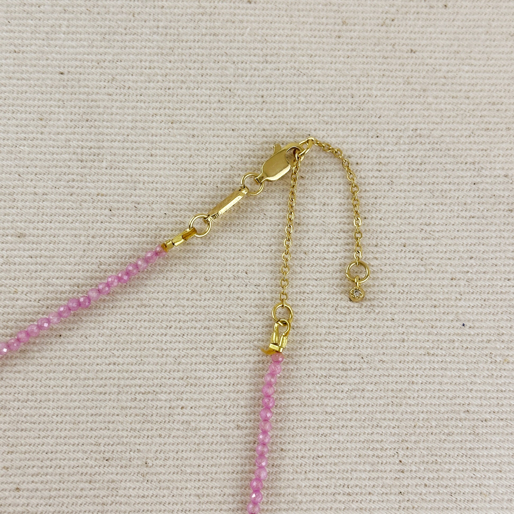 Pink Zircon Necklace
