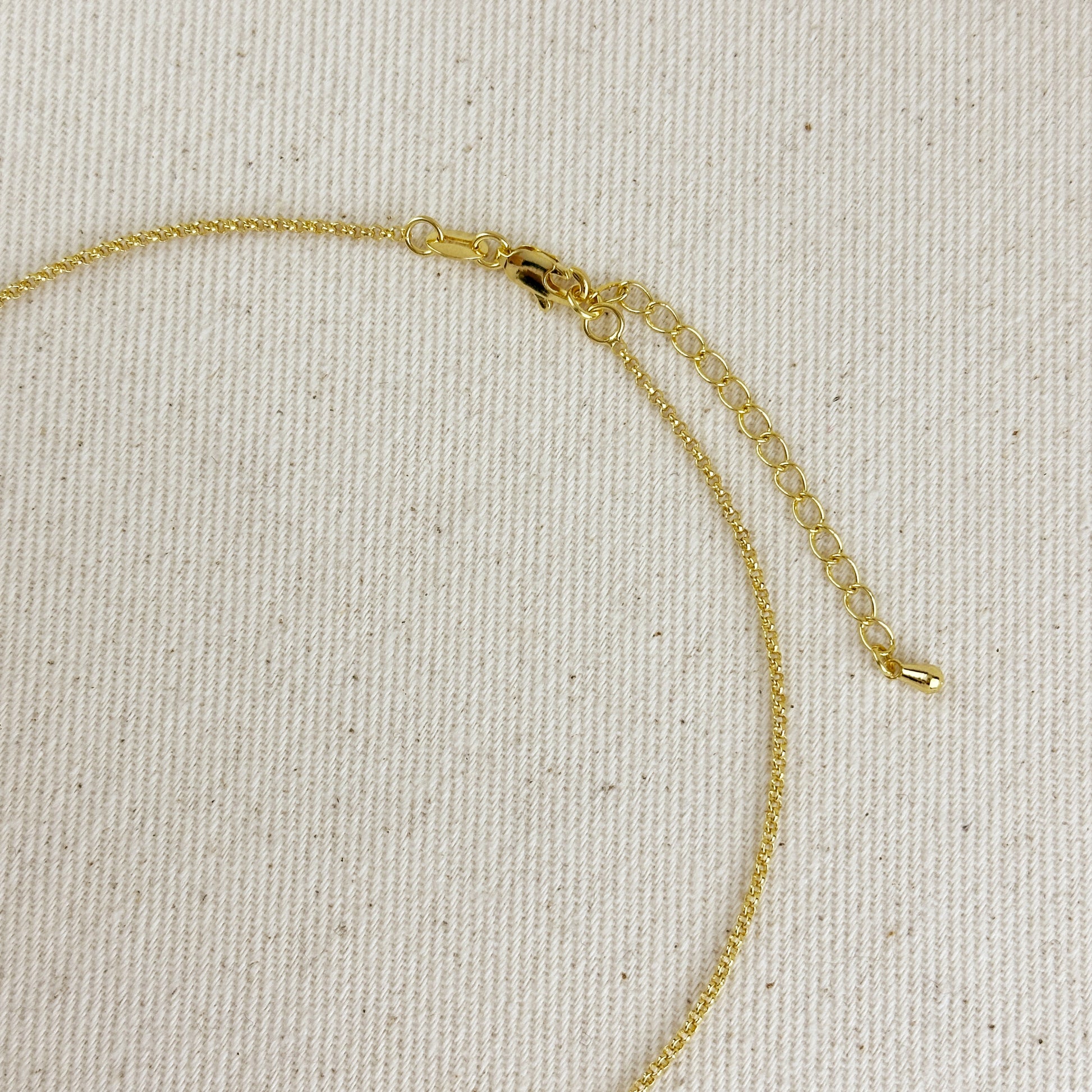 18k Gold Filled Natural Turquoise Bead Necklace