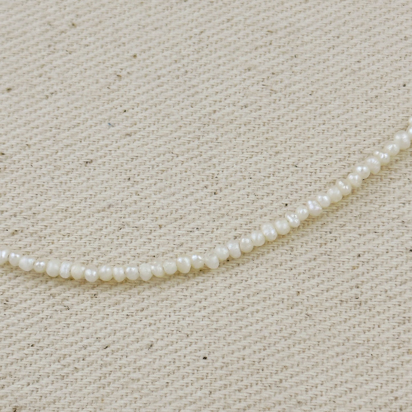 9k Gold Micro Fresh Water Pearls Necklace