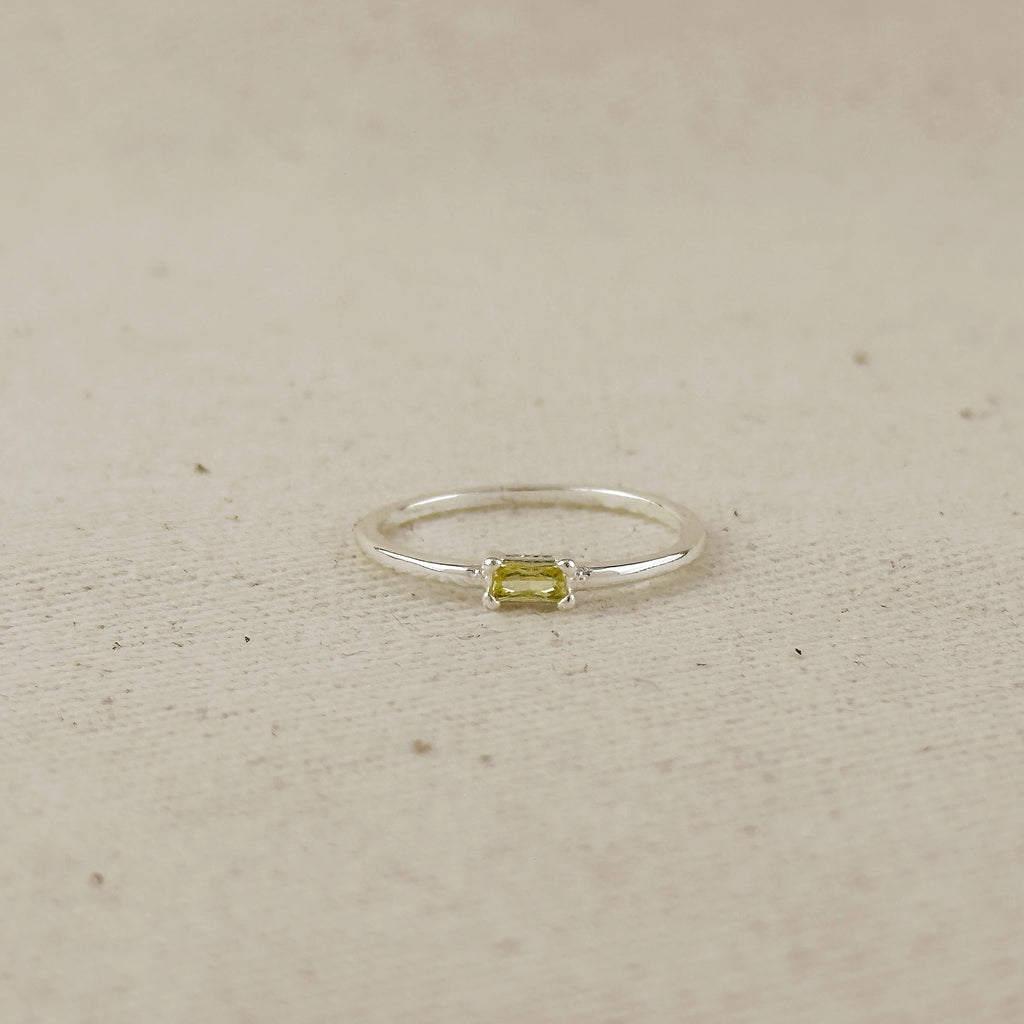 Silver Filled Birthstone Rings