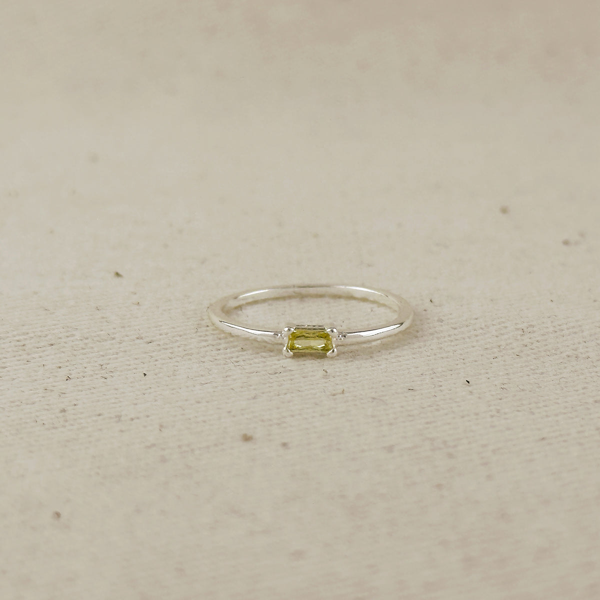 Silver Filled Birthstone Rings