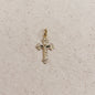 18k Gold Filled Delicate Crucifix Pendant