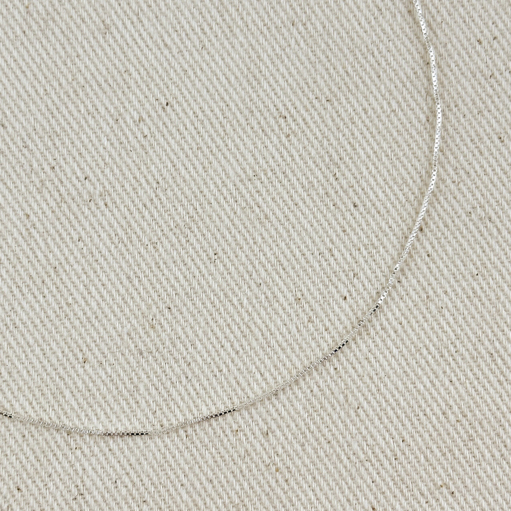 Sterling Silver Box Chain 0.6mm