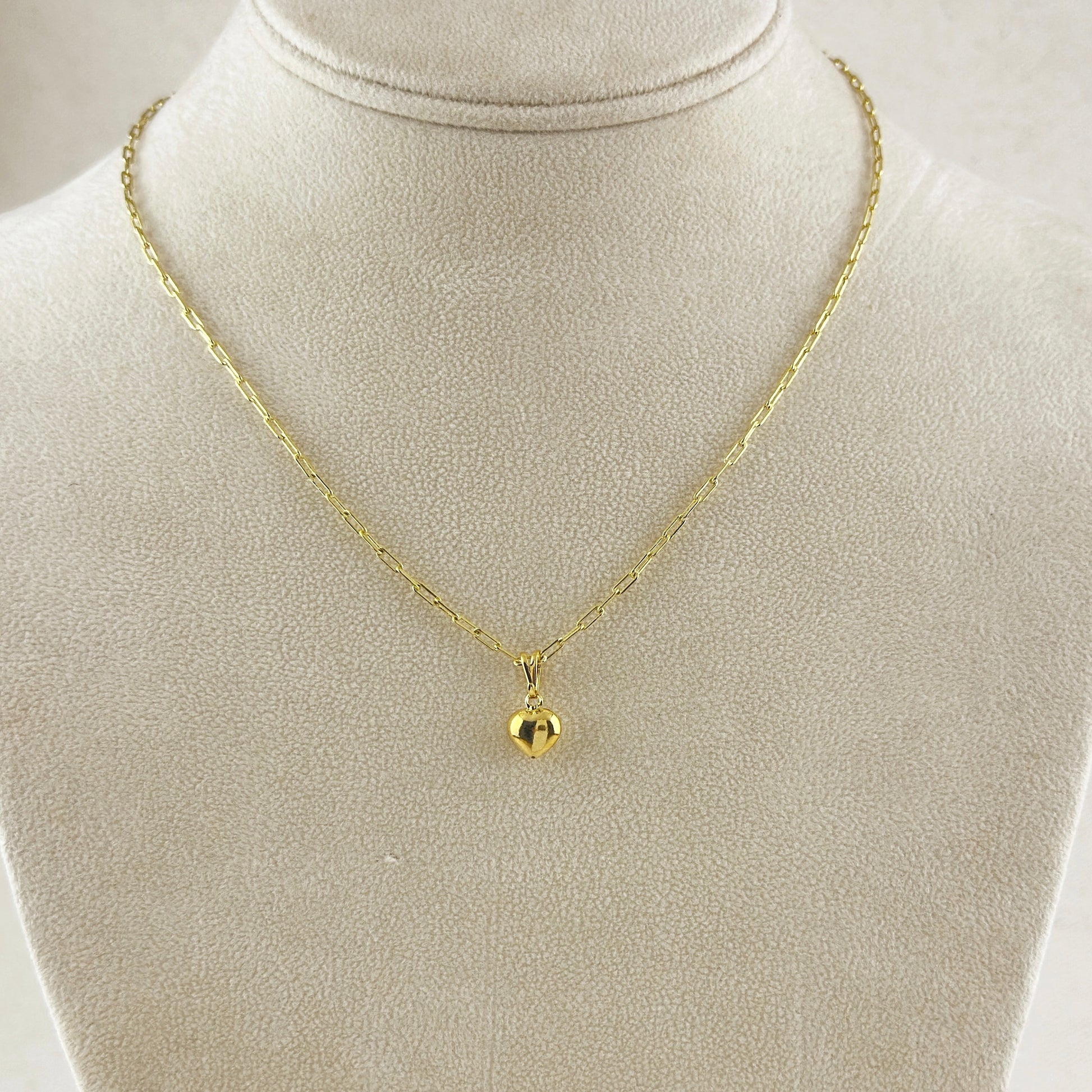 Mini Puffy Heart Charm