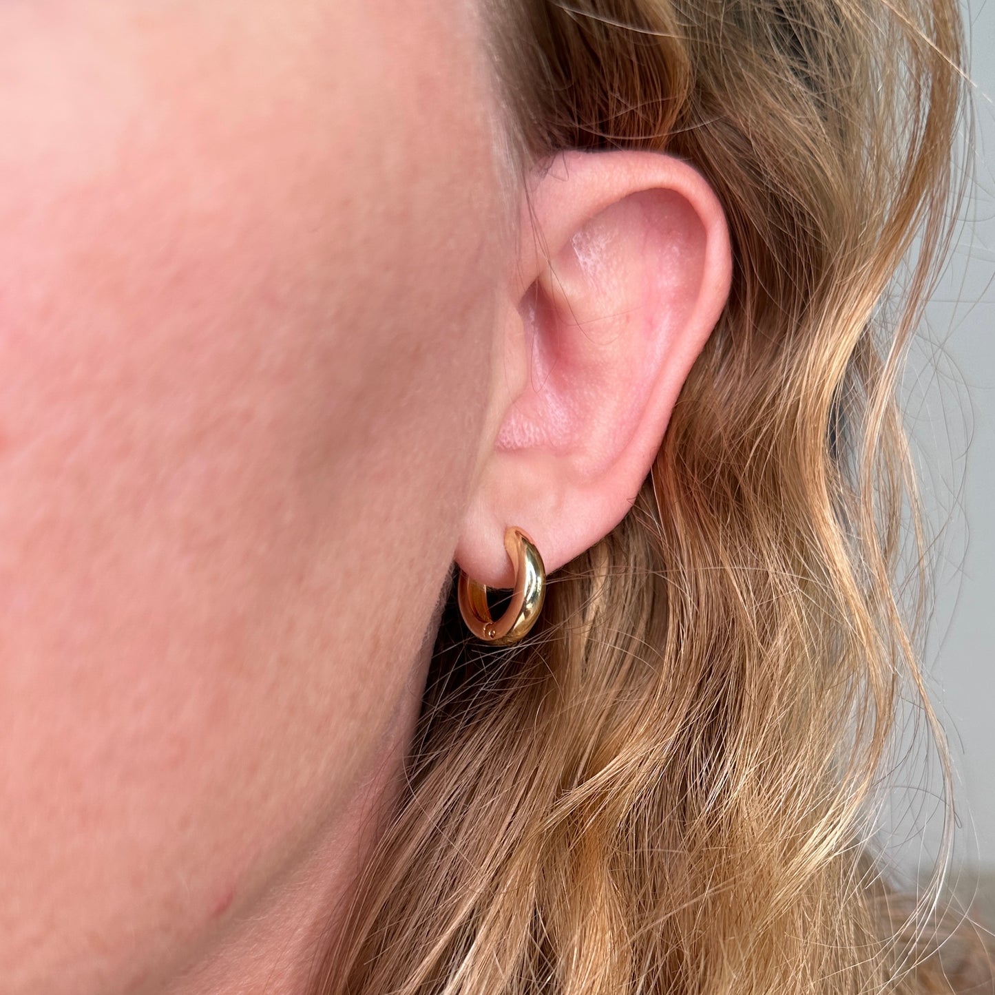 Small Rounded Clicker Earrings