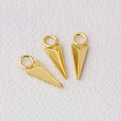 Faceted Spear Earring Charm