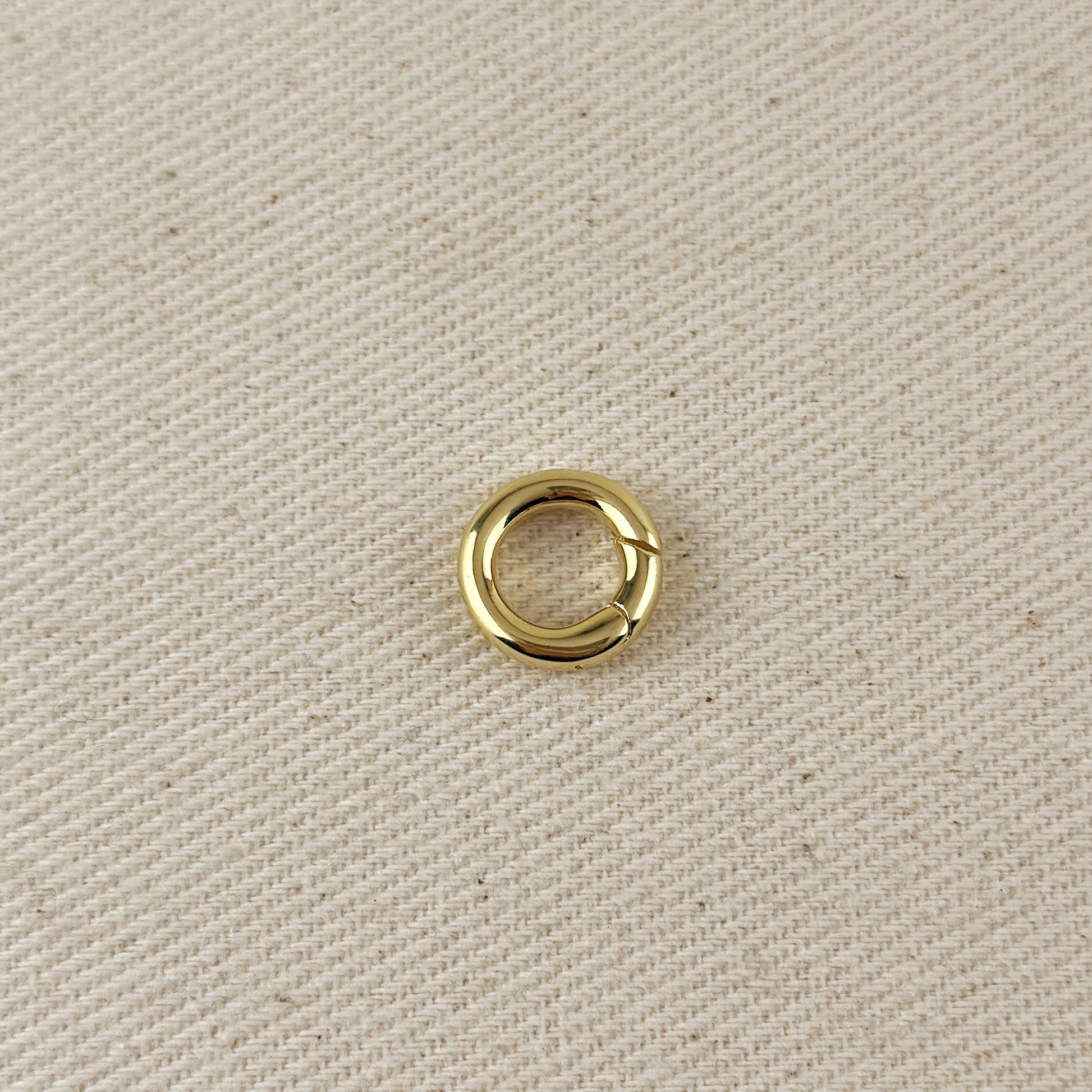 18k Gold Filled Connector Carabiner For Chains, Charms & Pendants