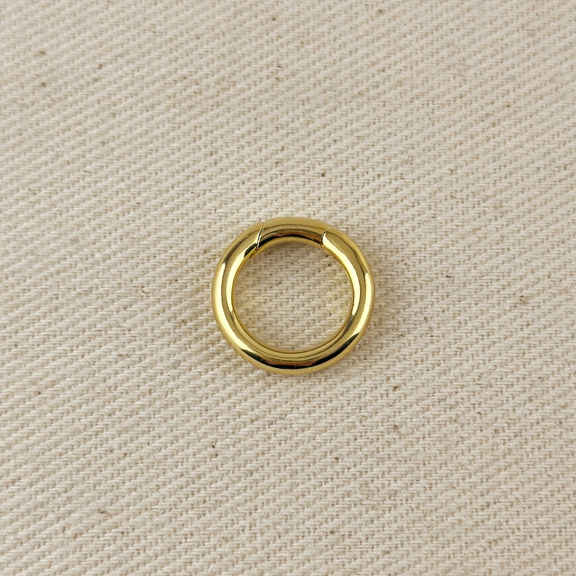 18k Gold Filled Connector Carabiner For Chains, Charms & Pendants