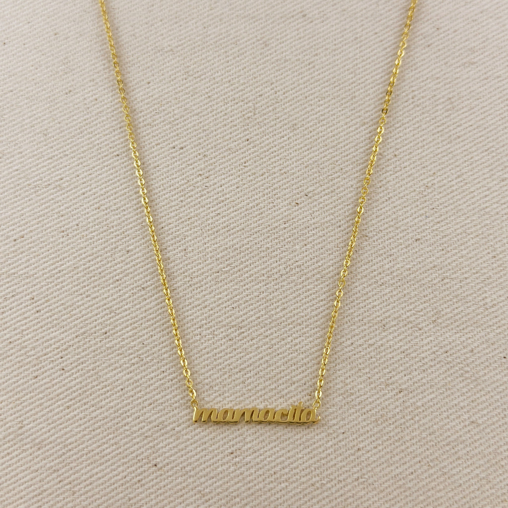 18k Gold Filled Mamacita Necklace