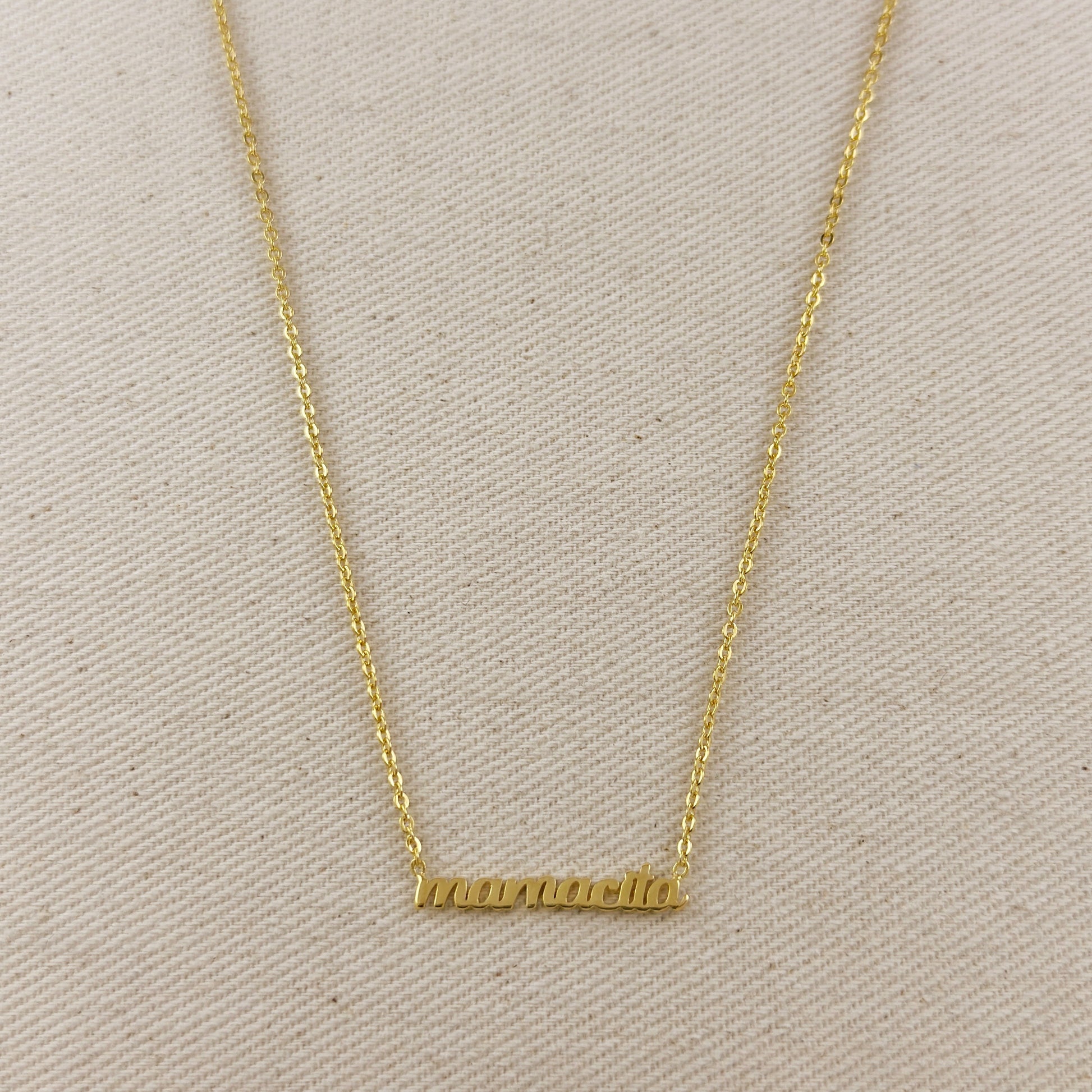 18k Gold Filled Mamacita Necklace