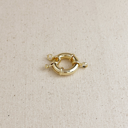 18k Gold Filled 21mm Spring Ring Clasp