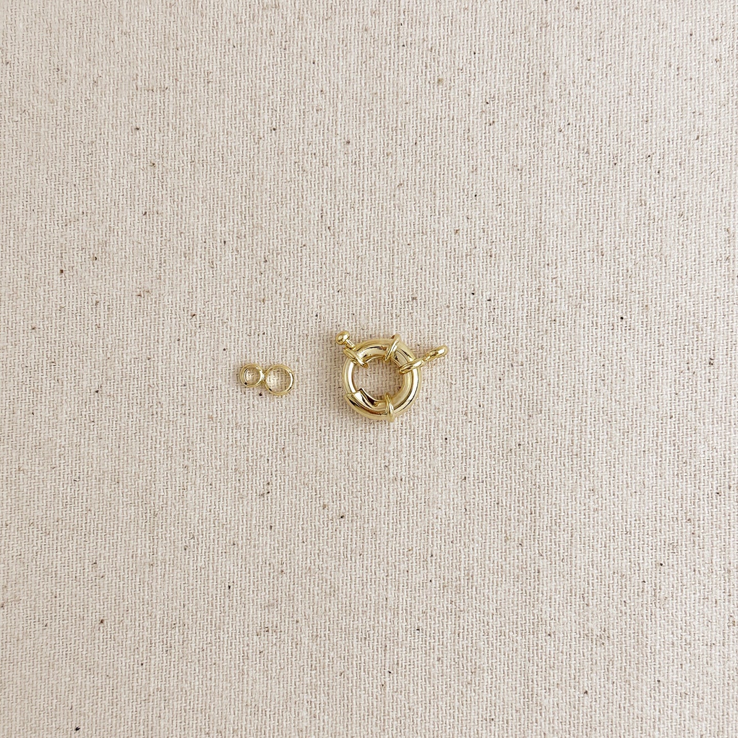 18k Gold Filled 13mm Spring Ring Clasp