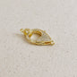 18k Gold Filled CZ Lobster Claw Clasp