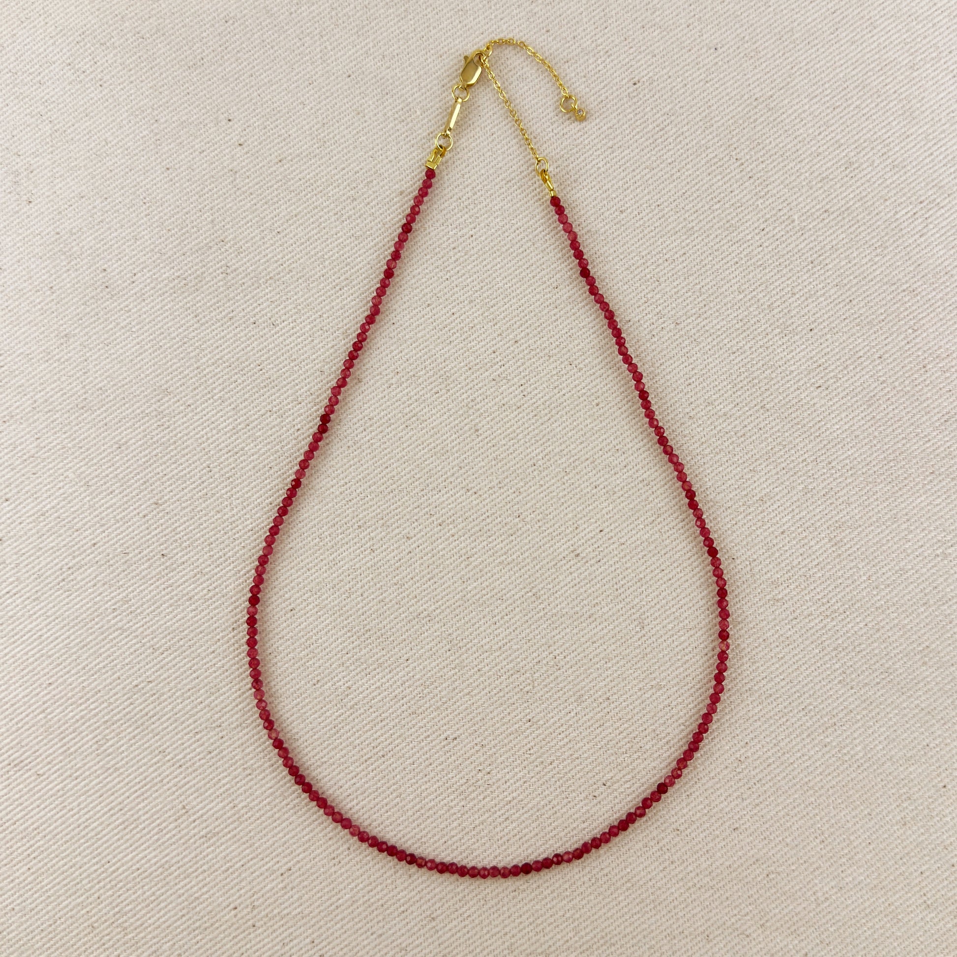 Ruby Jade Necklace