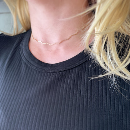 Zig Zag Choker