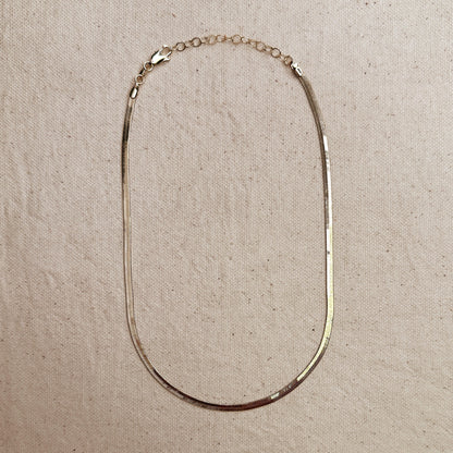 18k Gold Filled 3.0mm Thickness Herringbone Chain