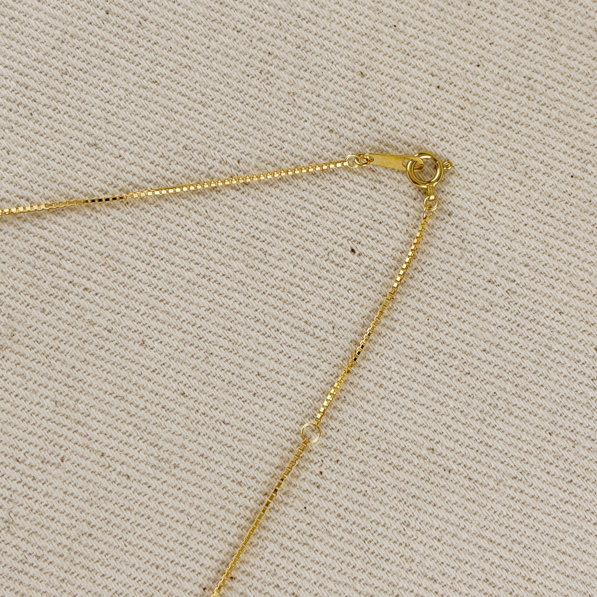 18k Solid Gold 0.8mm Box Chain