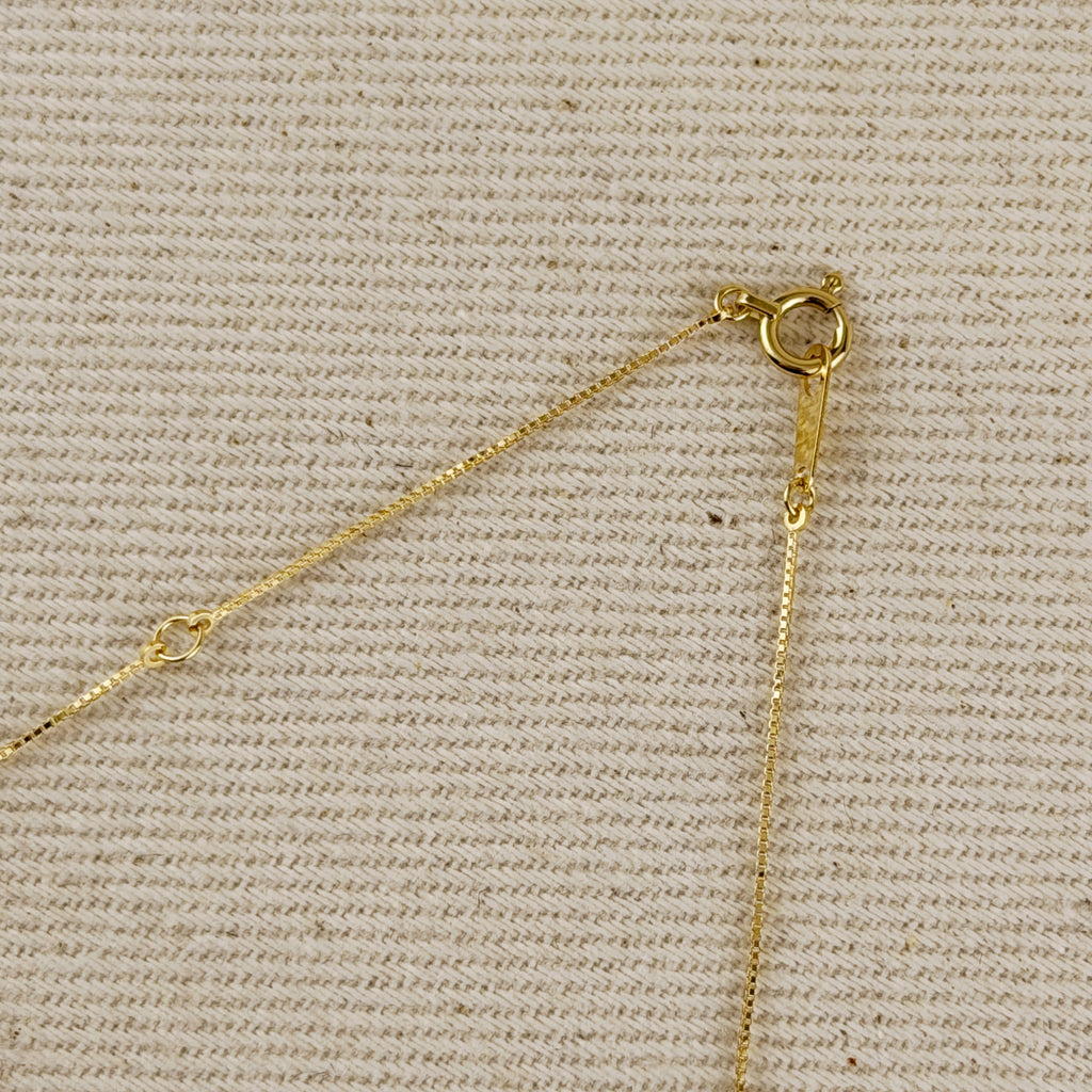 18k Solid Gold 0.5mm Box Chain