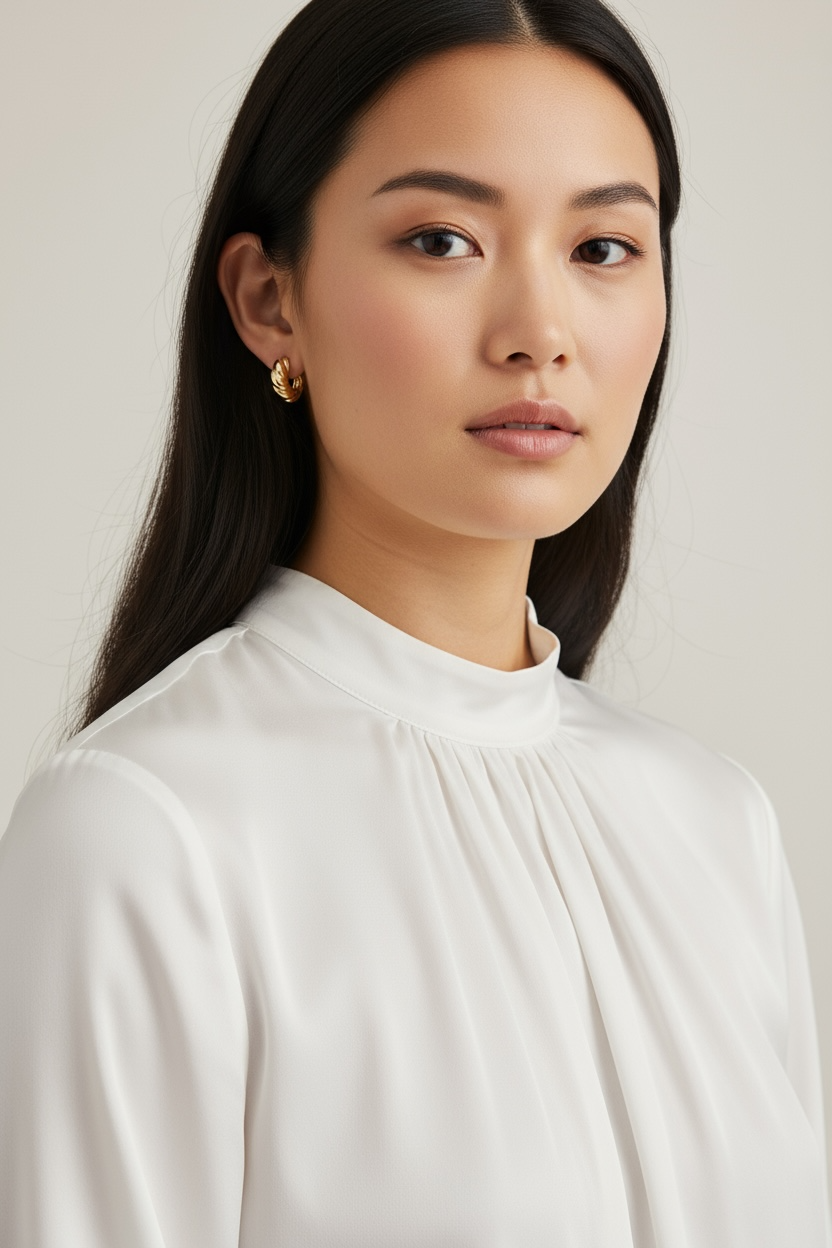 Croissant Clicker Hoop Earrings