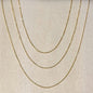 18k Gold Filled 1.45mm Cable Chain