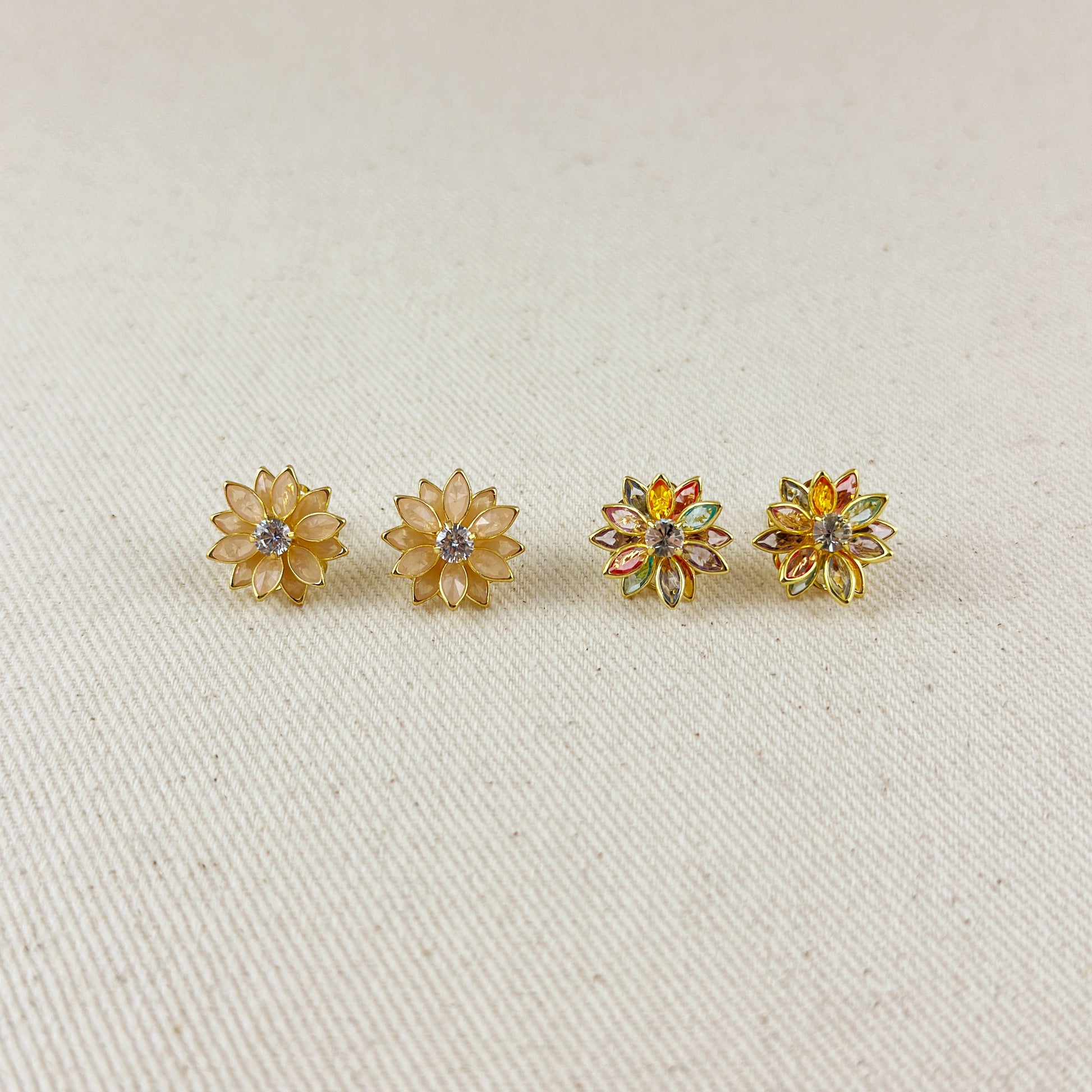 Colorful Flower Earrings