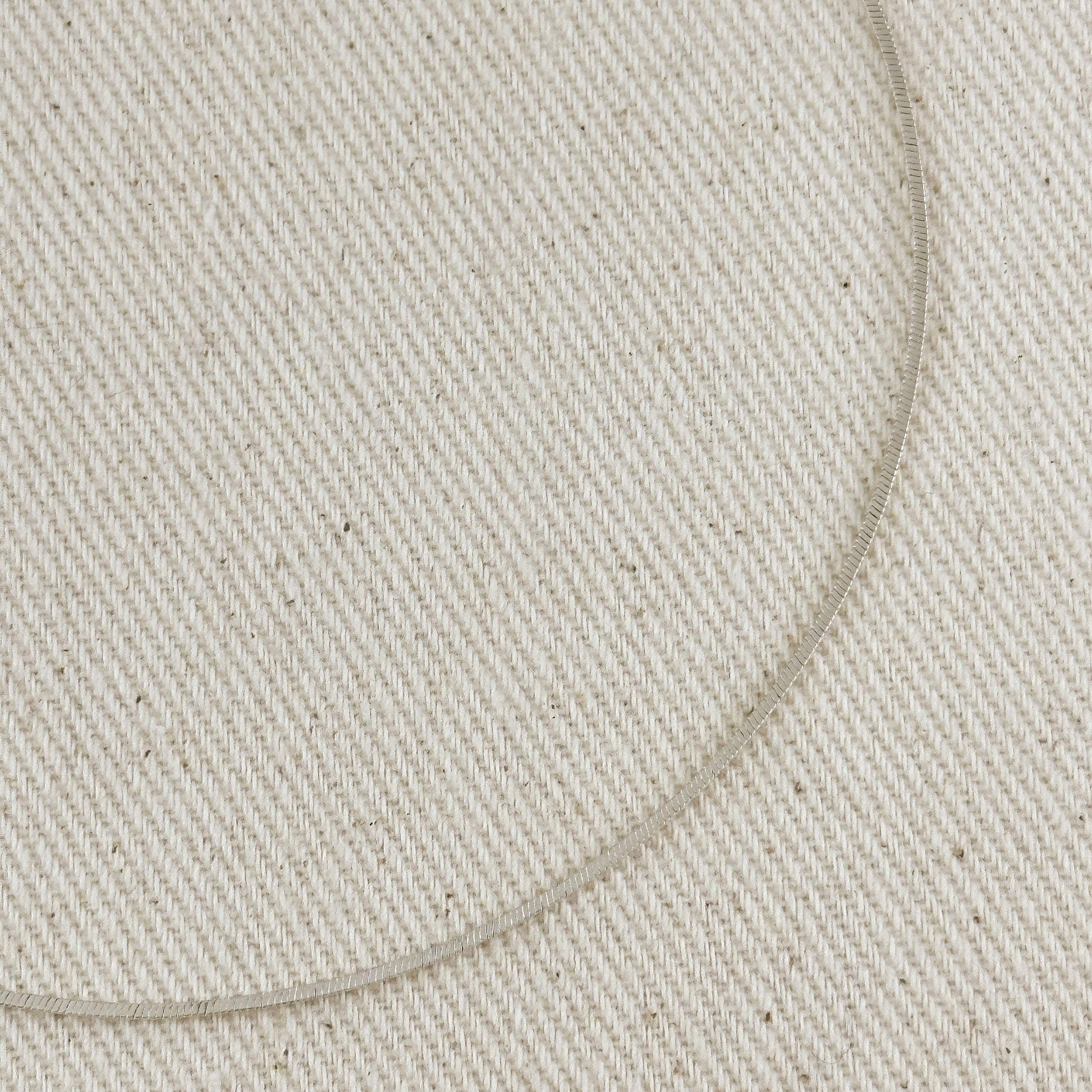 Sterling Silver Square Herringbone Chain 1.0mm