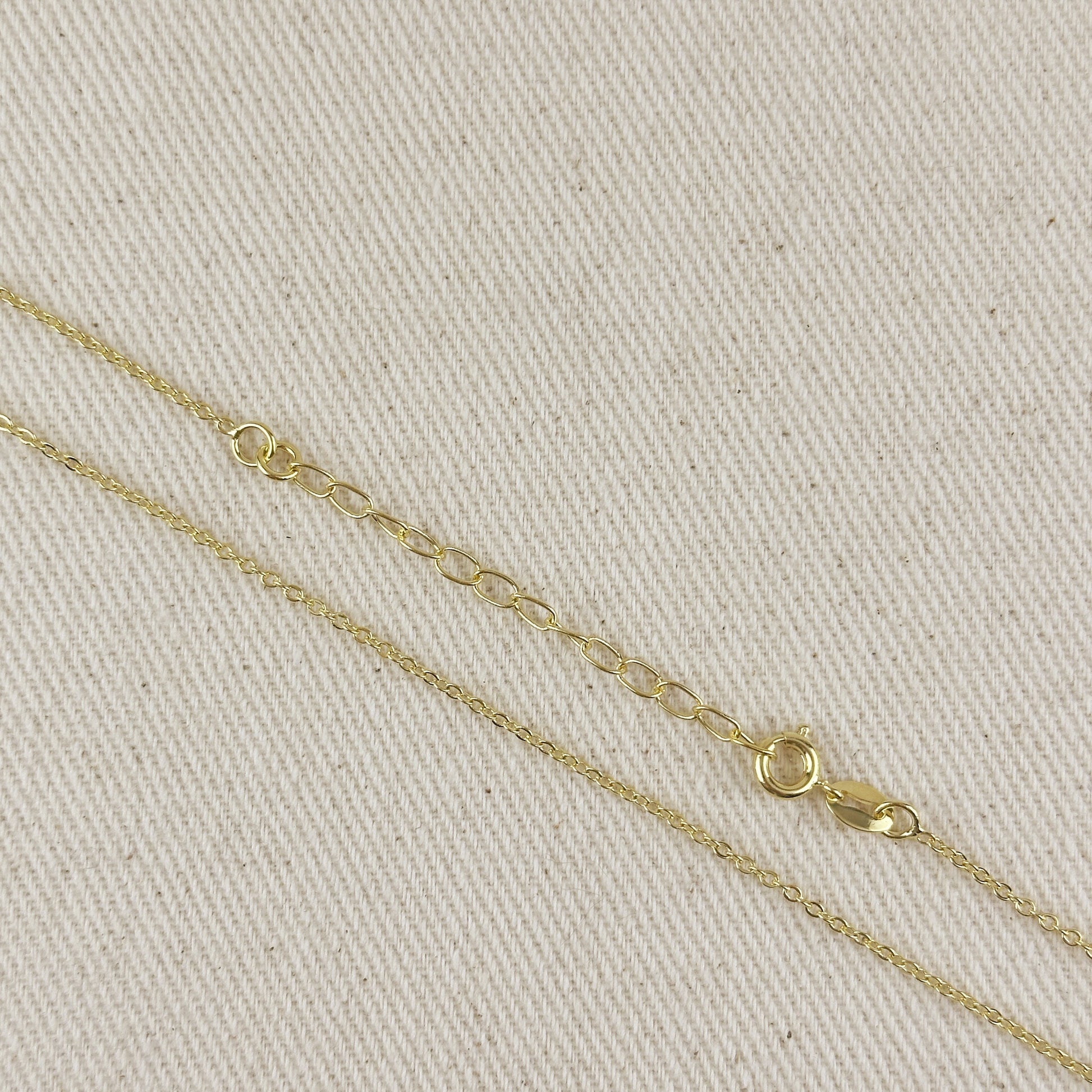 18k Gold Filled 1.45mm Cable Chain