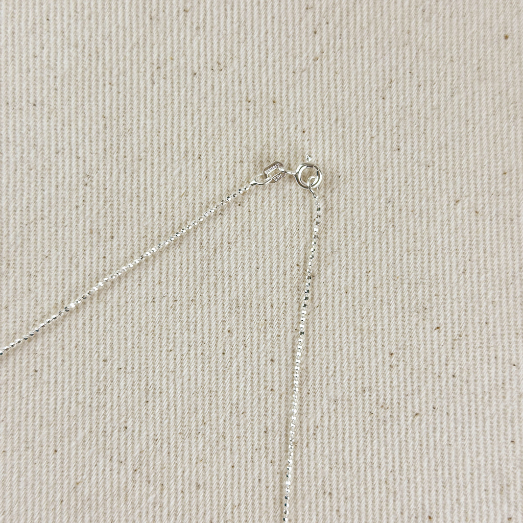Sterling Silver Diamond Cut Bead Chain 1.0mm