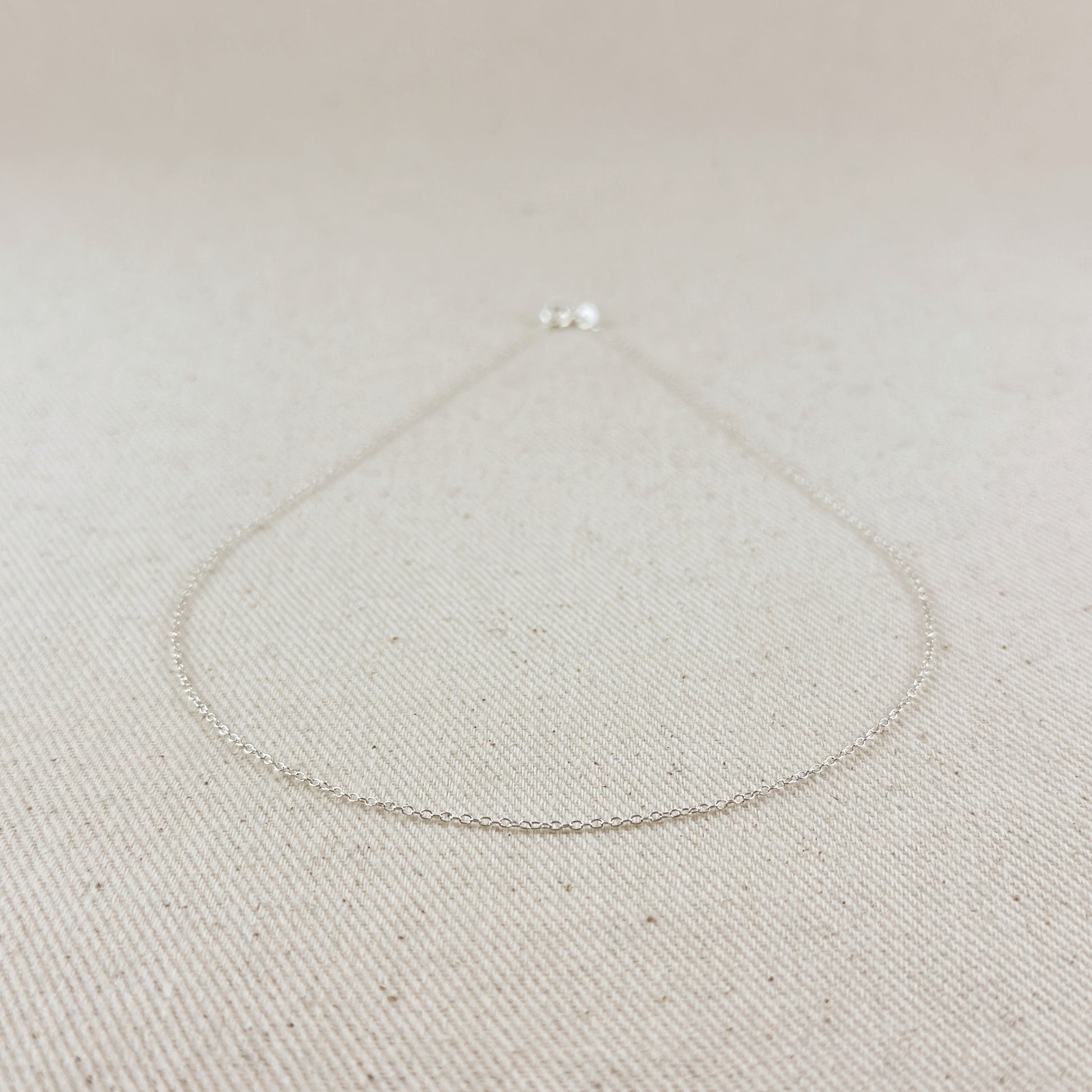 Sterling Silver Super Light Cable Chain 1.2mm