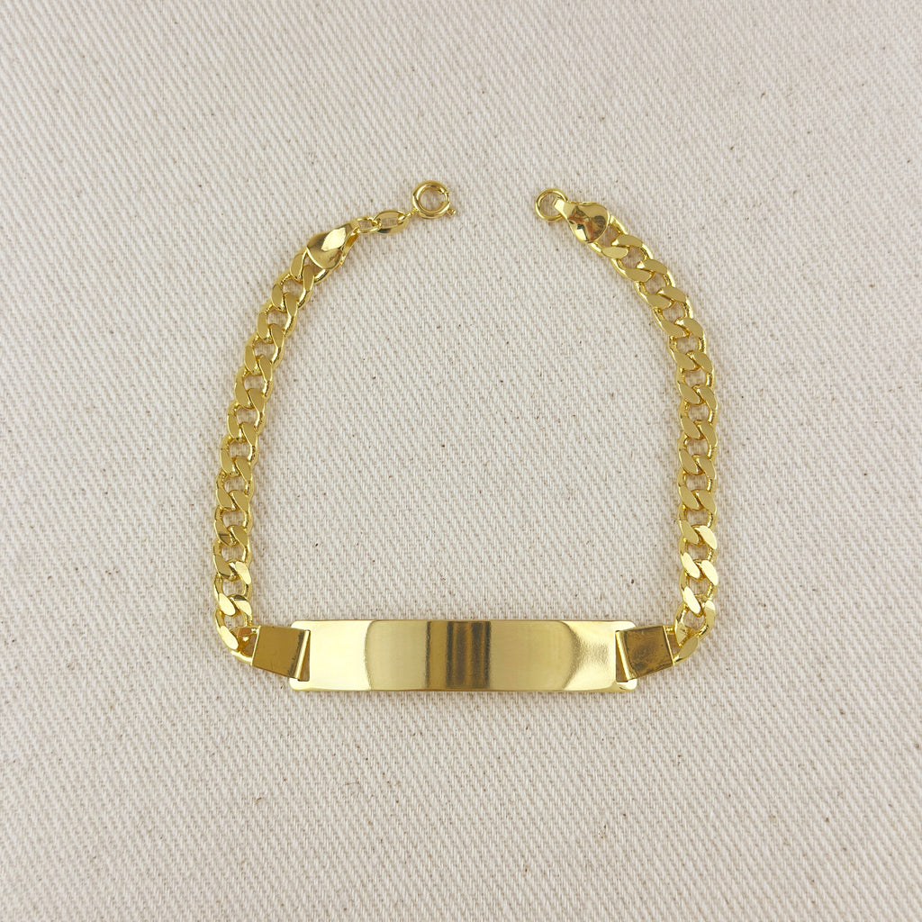 Chunky Plate Cuban Chain Unisex Bracelet