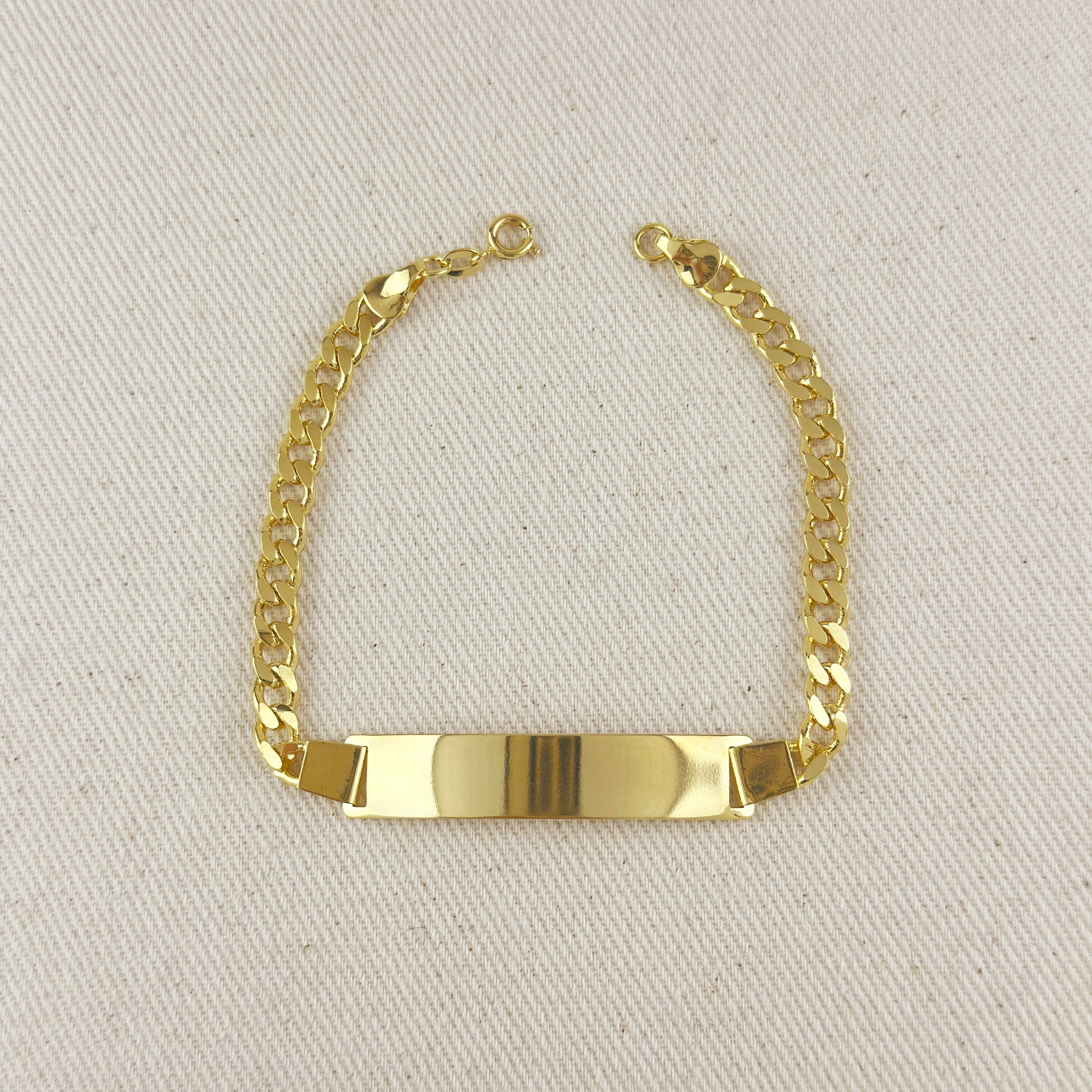 Chunky Plate Cuban Chain Unisex Bracelet