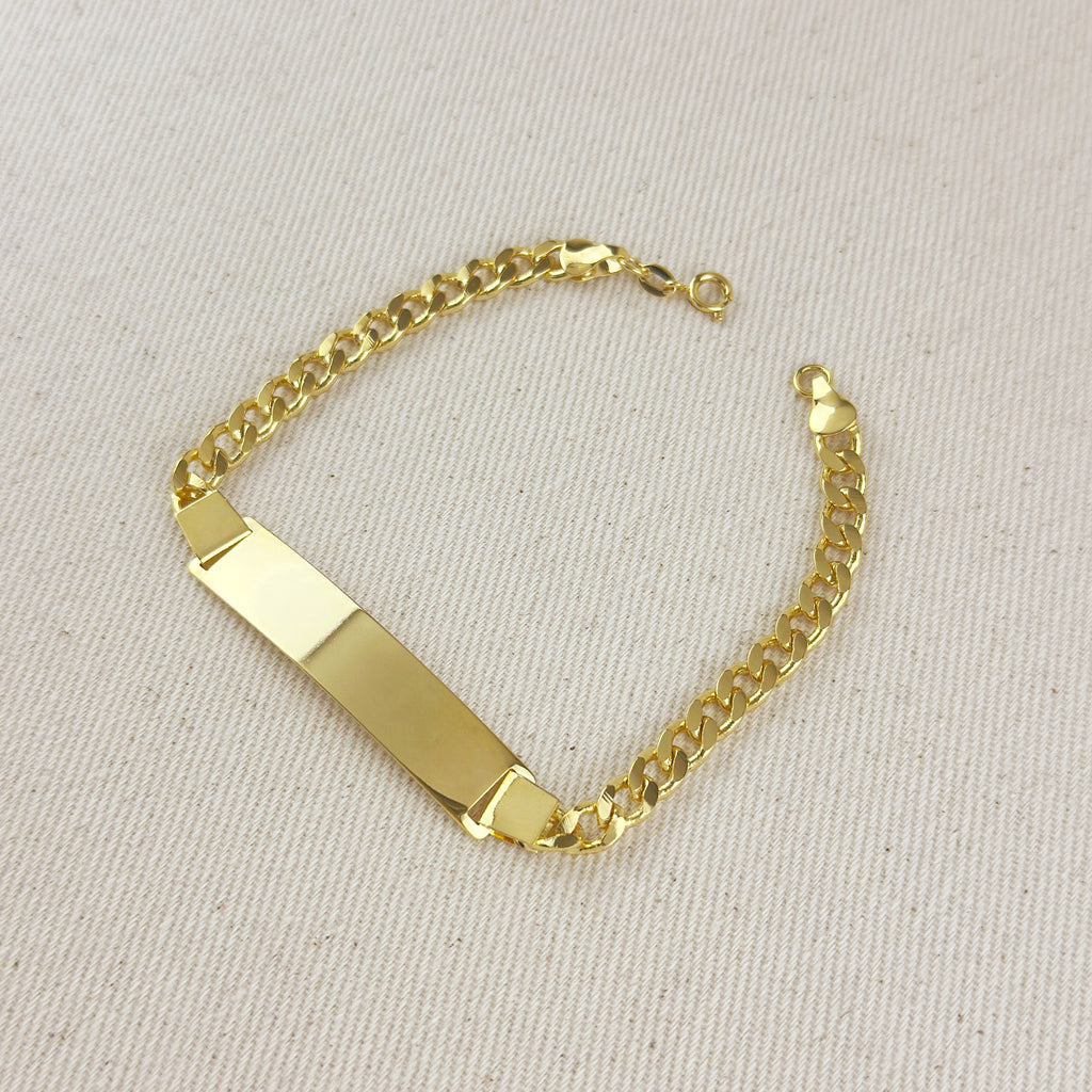 Chunky Plate Cuban Chain Unisex Bracelet