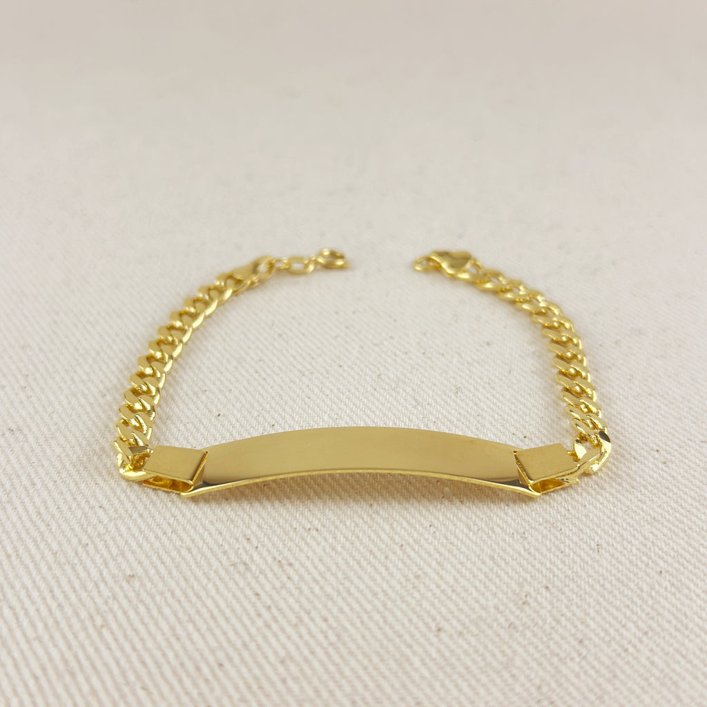 Chunky Plate Cuban Chain Unisex Bracelet