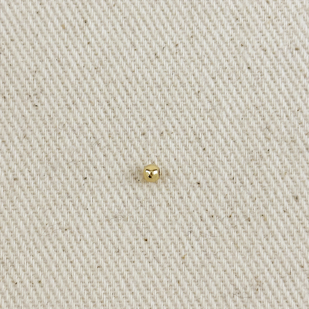14k Gold Filled 3.0mm Seamless Bead For Jewelry Making.