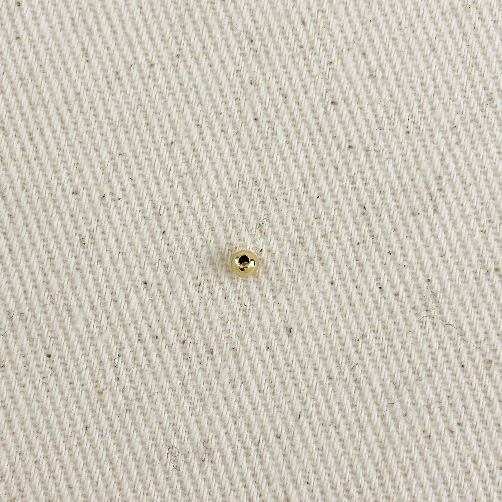 14k Gold Filled 3.0mm Bead For Jewelry Making.