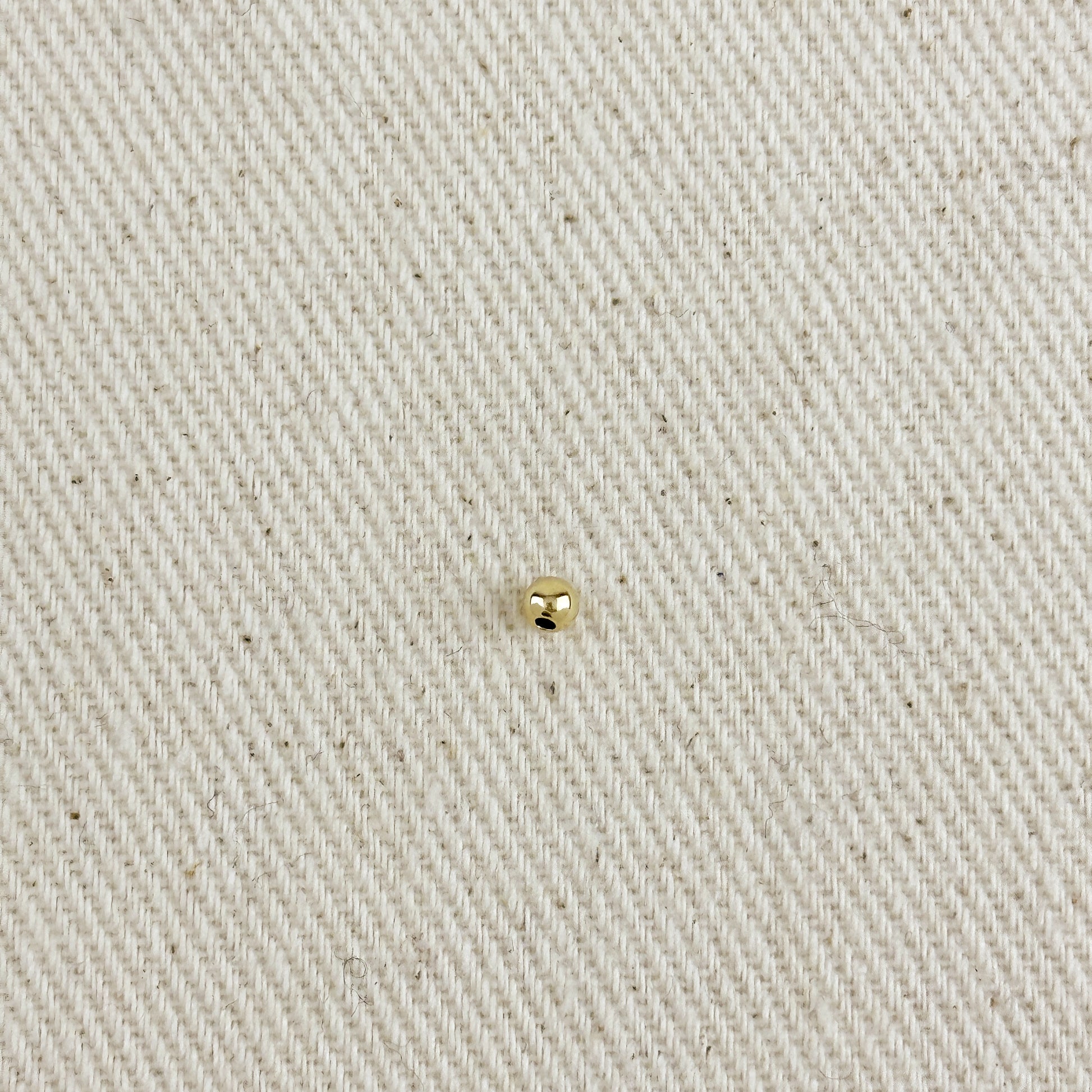 14k Gold Filled 3.0mm Bead For Jewelry Making.