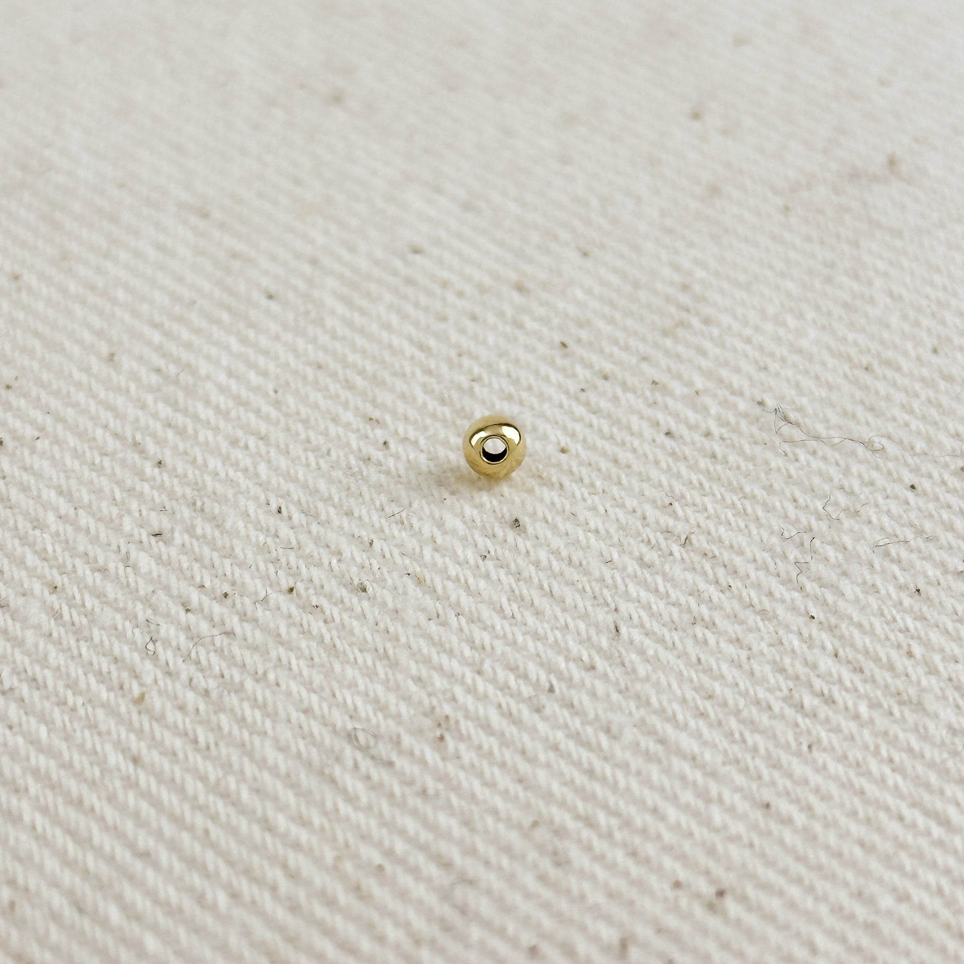 14k Gold Filled 3.0mm Bead For Jewelry Making.