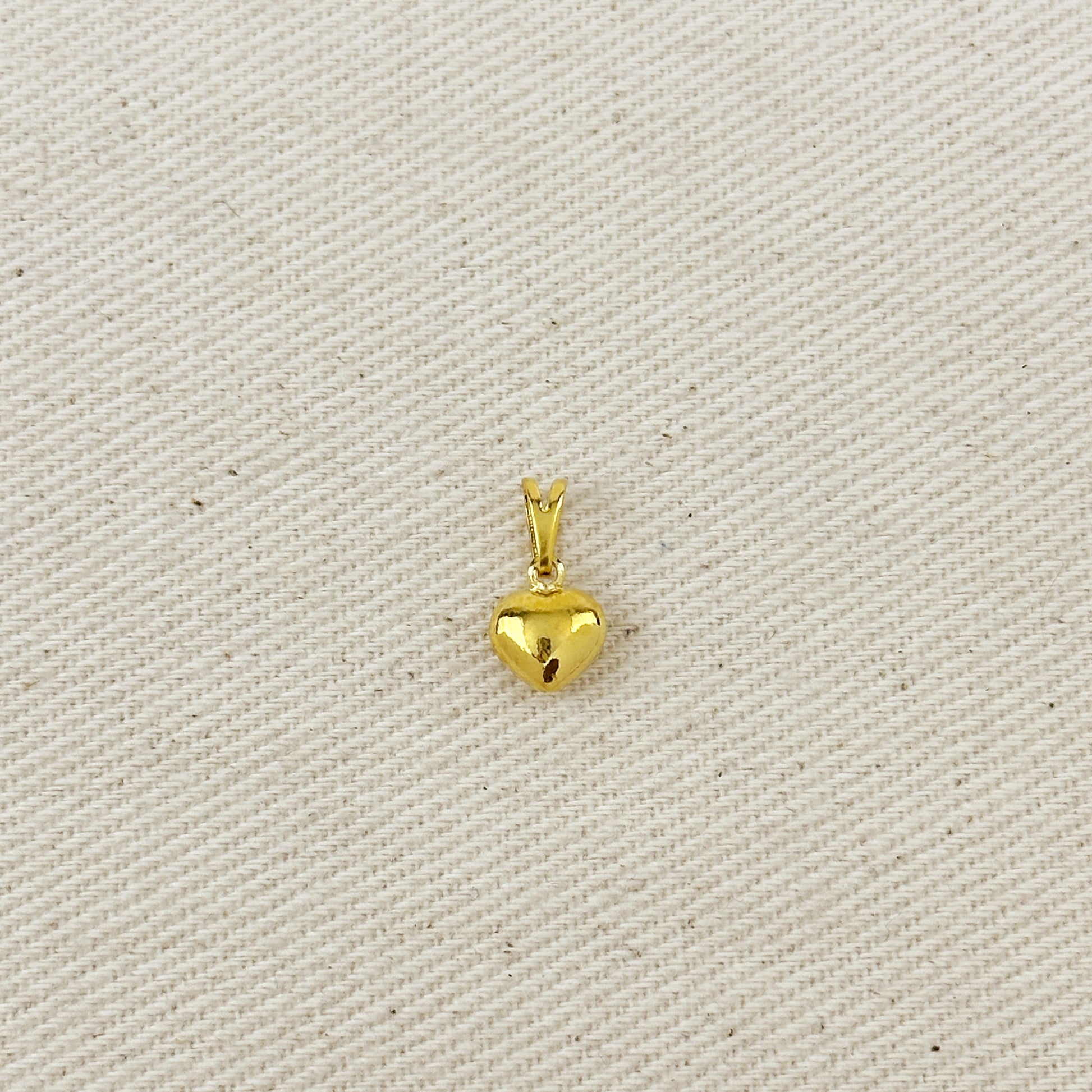 Mini Puffy Heart Charm