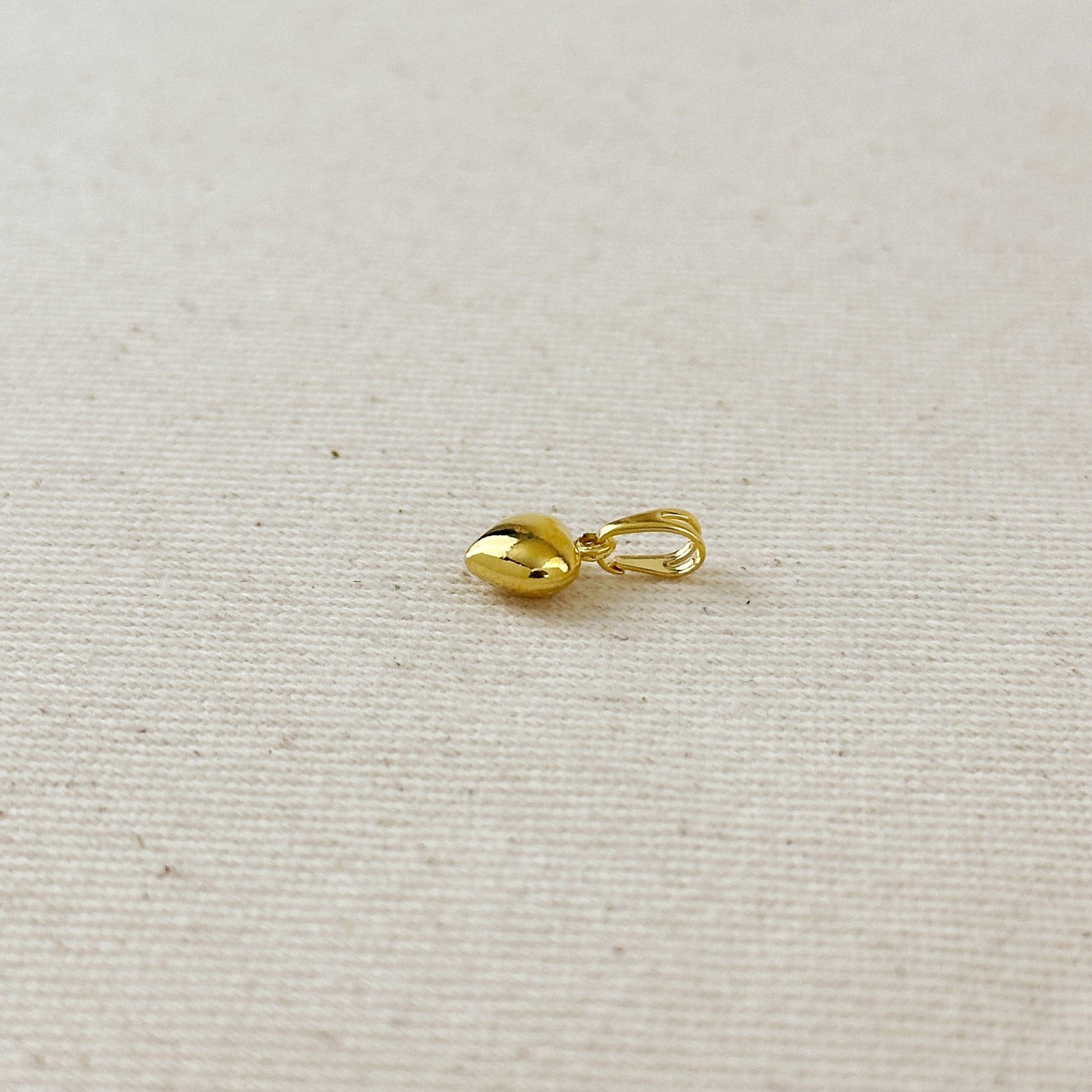 Mini Puffy Heart Charm