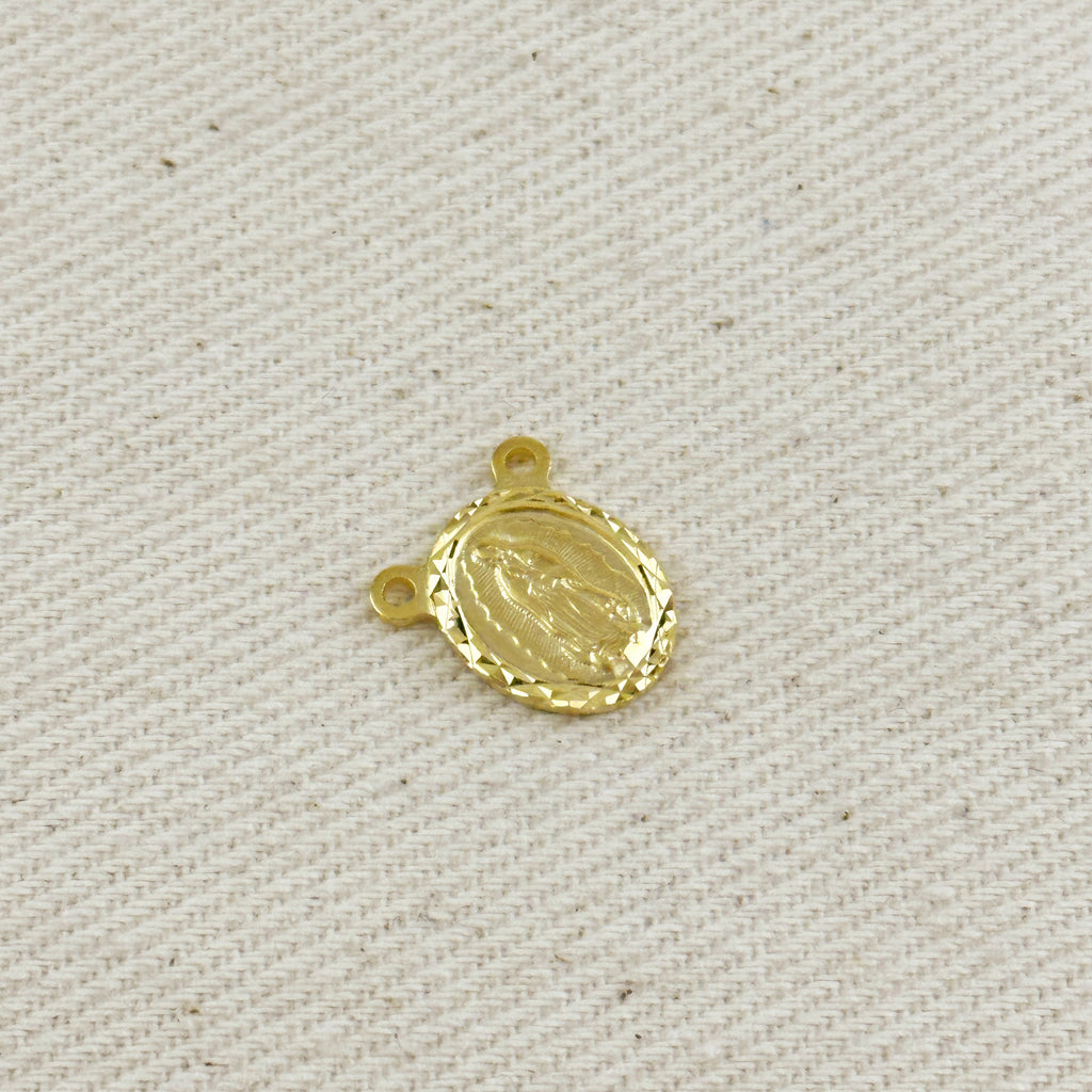 18k Gold Filled Lady Guadalupe Scapular Accessory