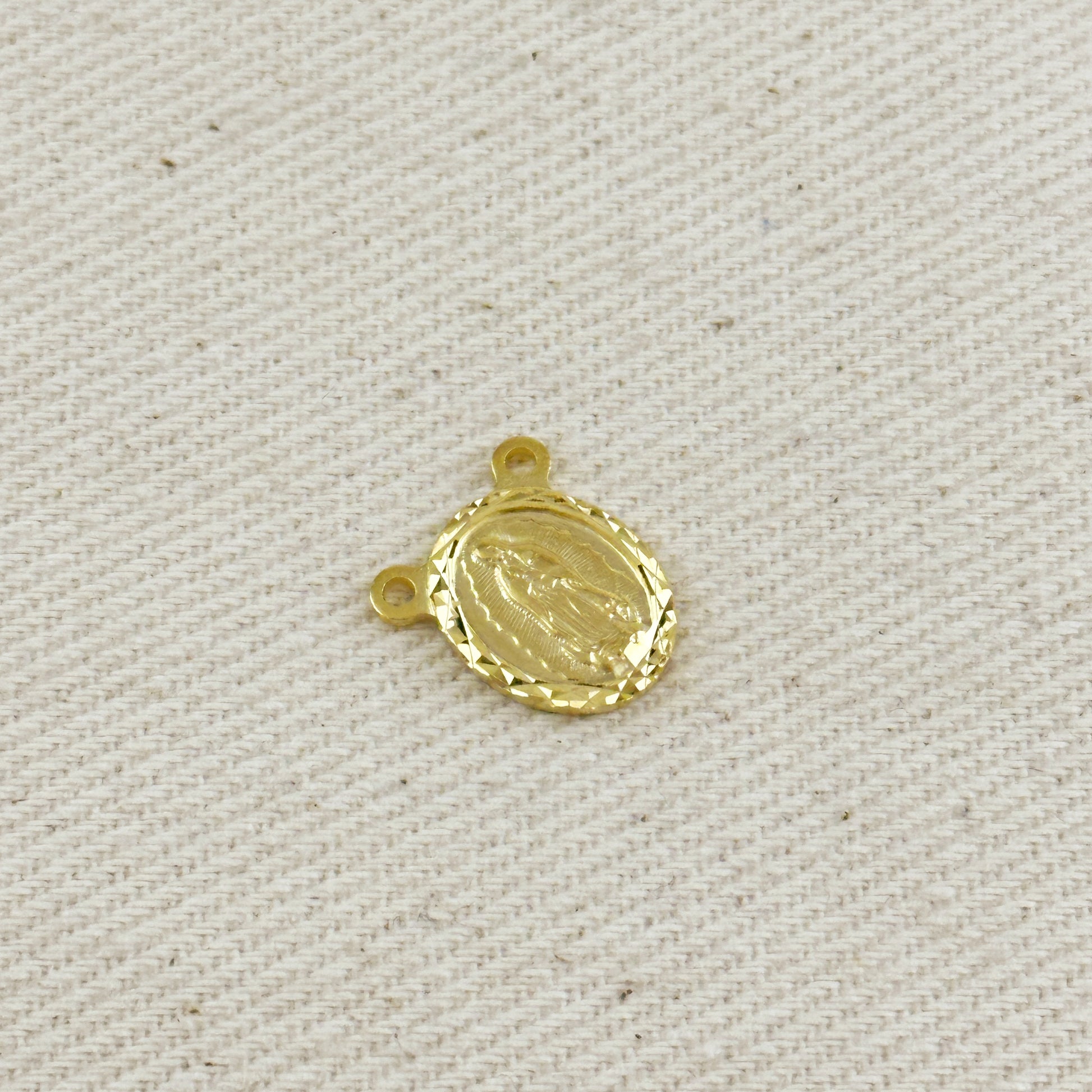 18k Gold Filled Lady Guadalupe Scapular Accessory