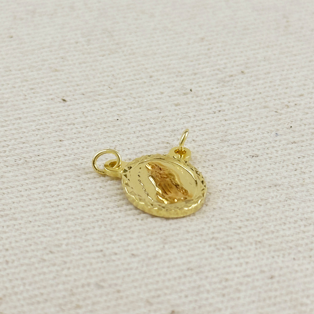 18k Gold Filled Lady Guadalupe Scapular Accessory