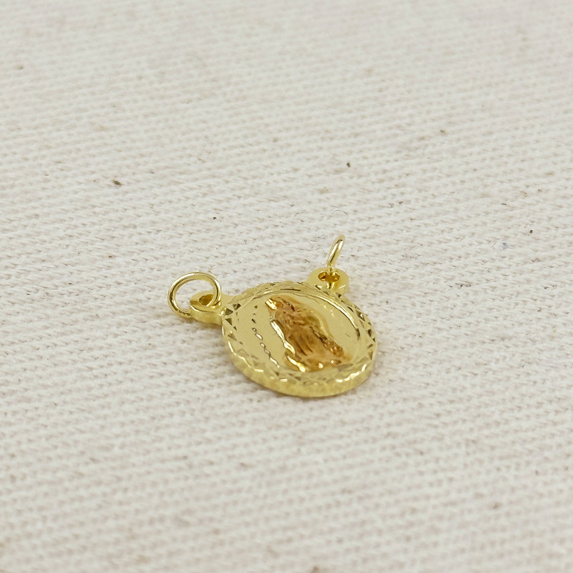 18k Gold Filled Lady Guadalupe Scapular Accessory