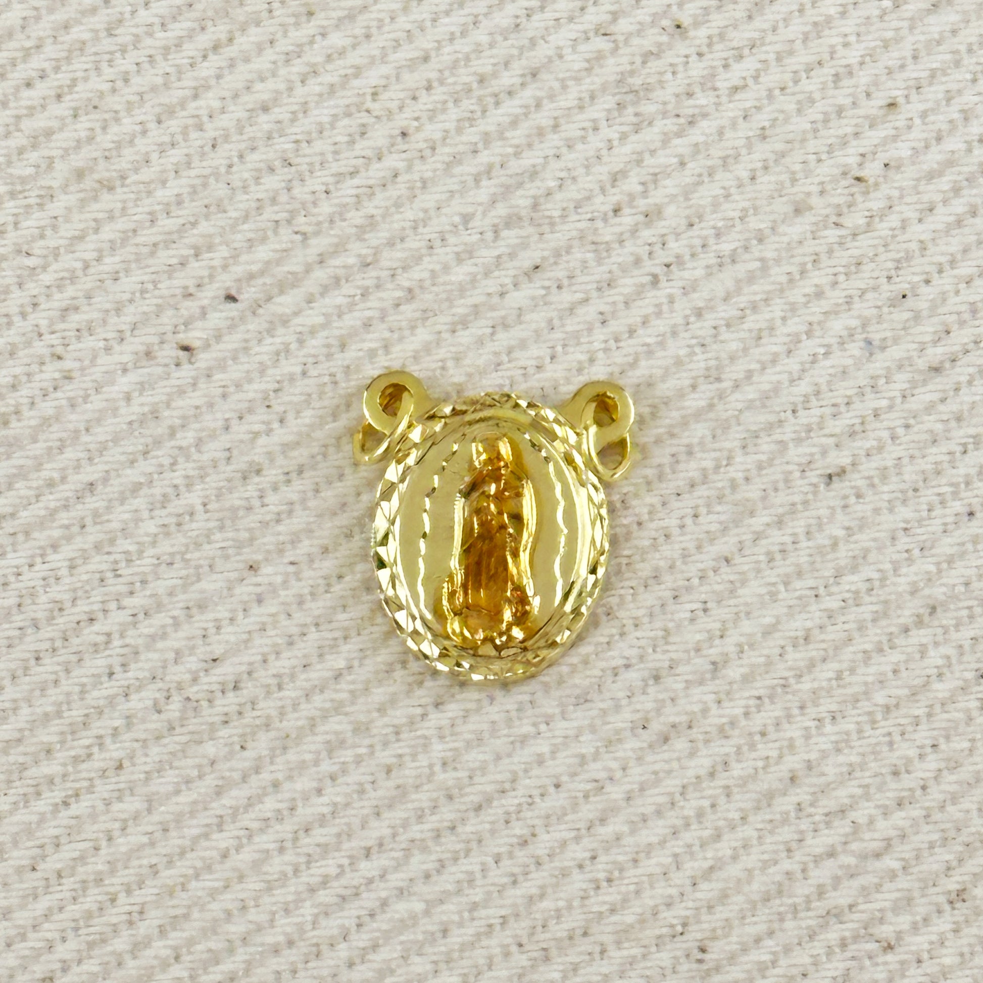 18k Gold Filled Lady Guadalupe Scapular Accessory