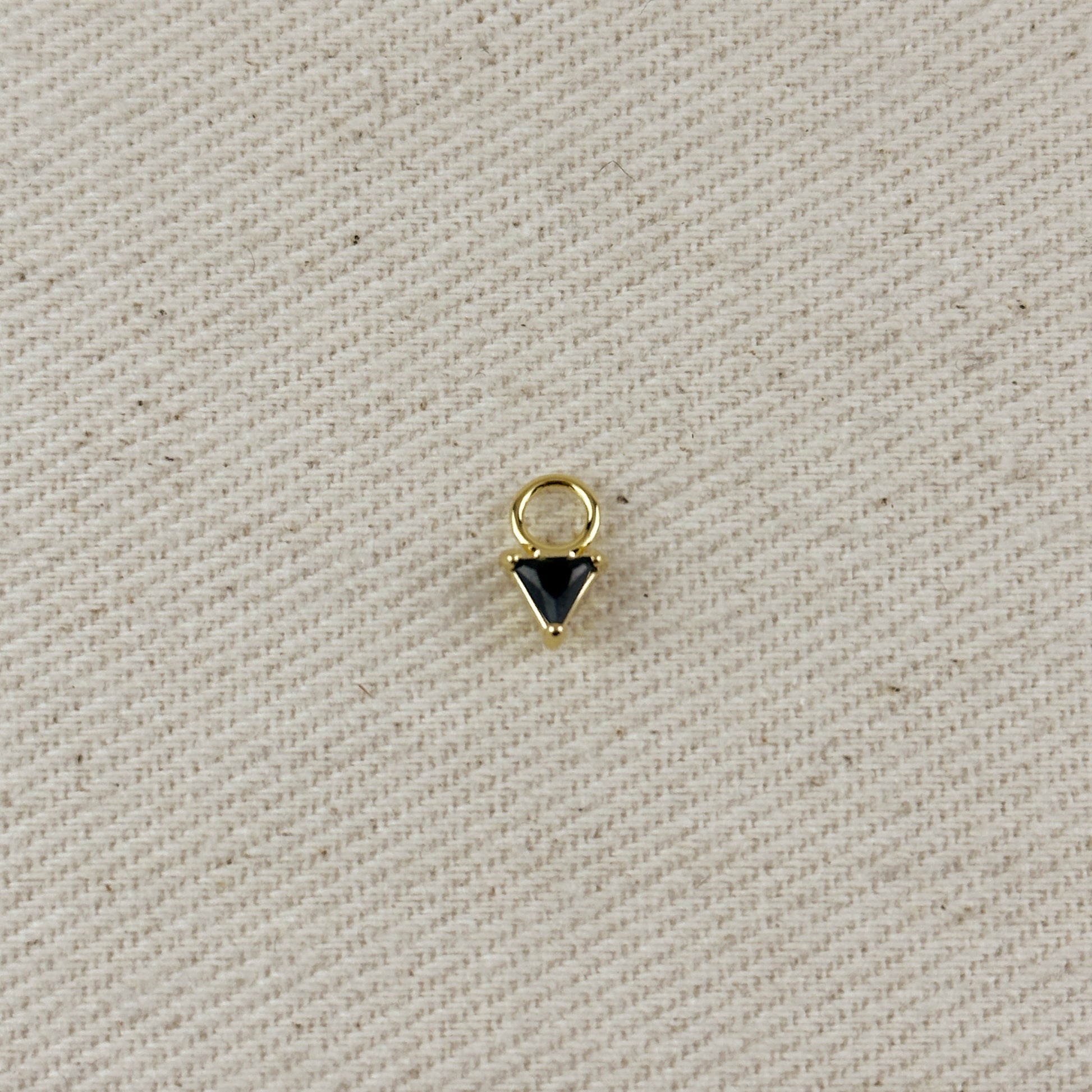 Mini CZ Triangle Earring Charm