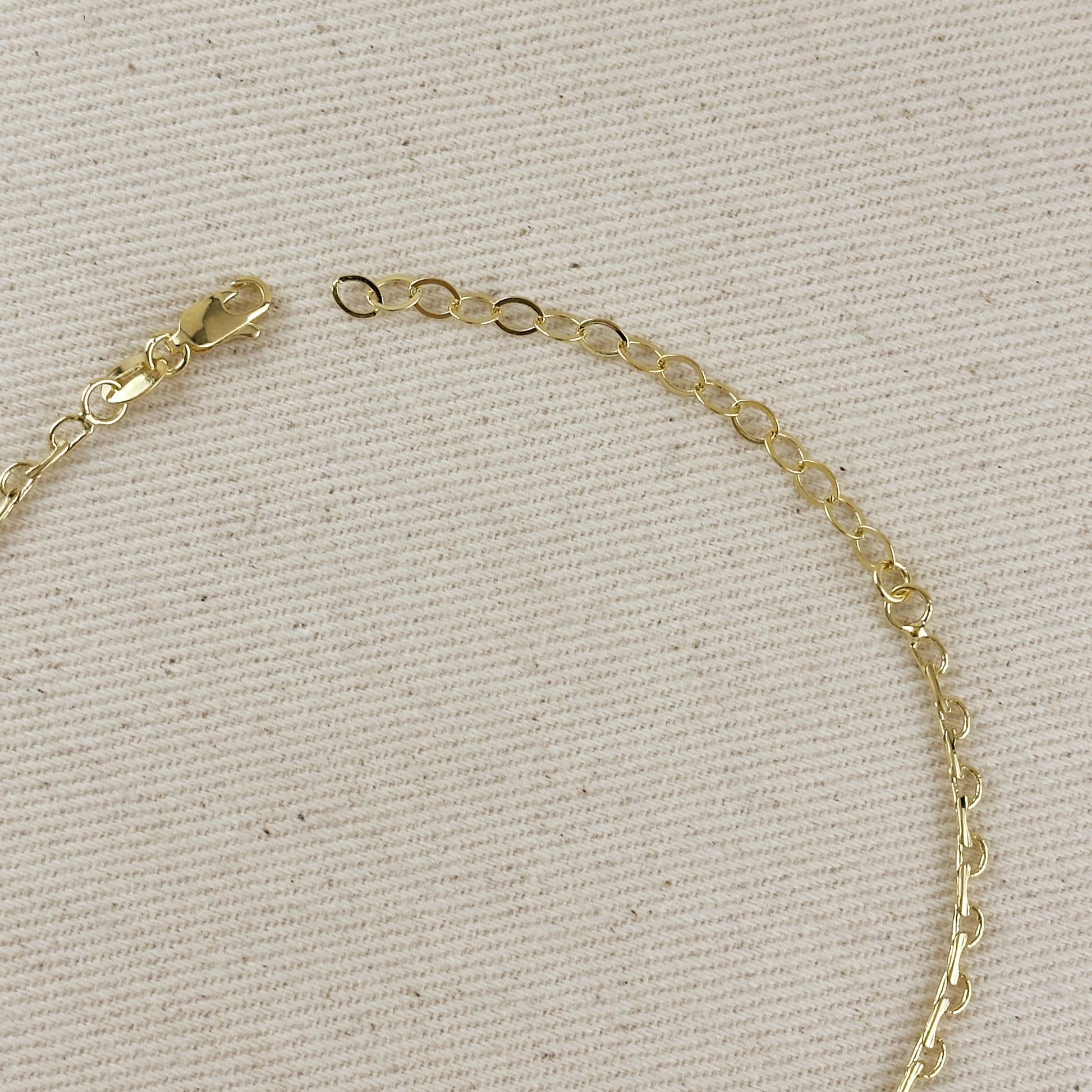 18k Gold Filled Lace Chain Anklet