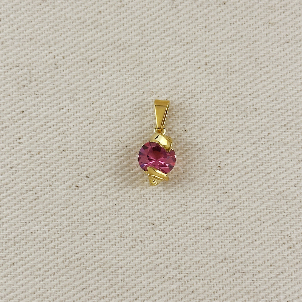 Colored Crystal Charm